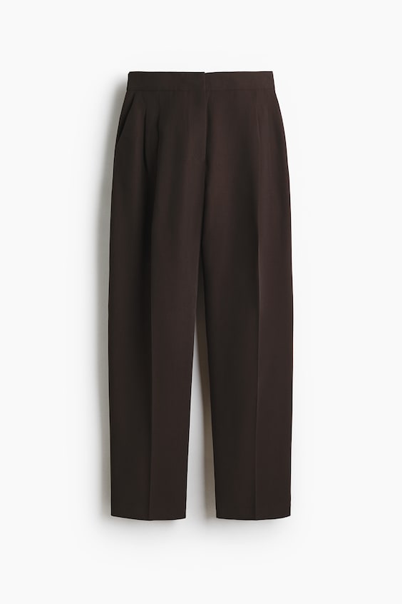 Женские брюки H&M Barrel-Leg Twill Pants