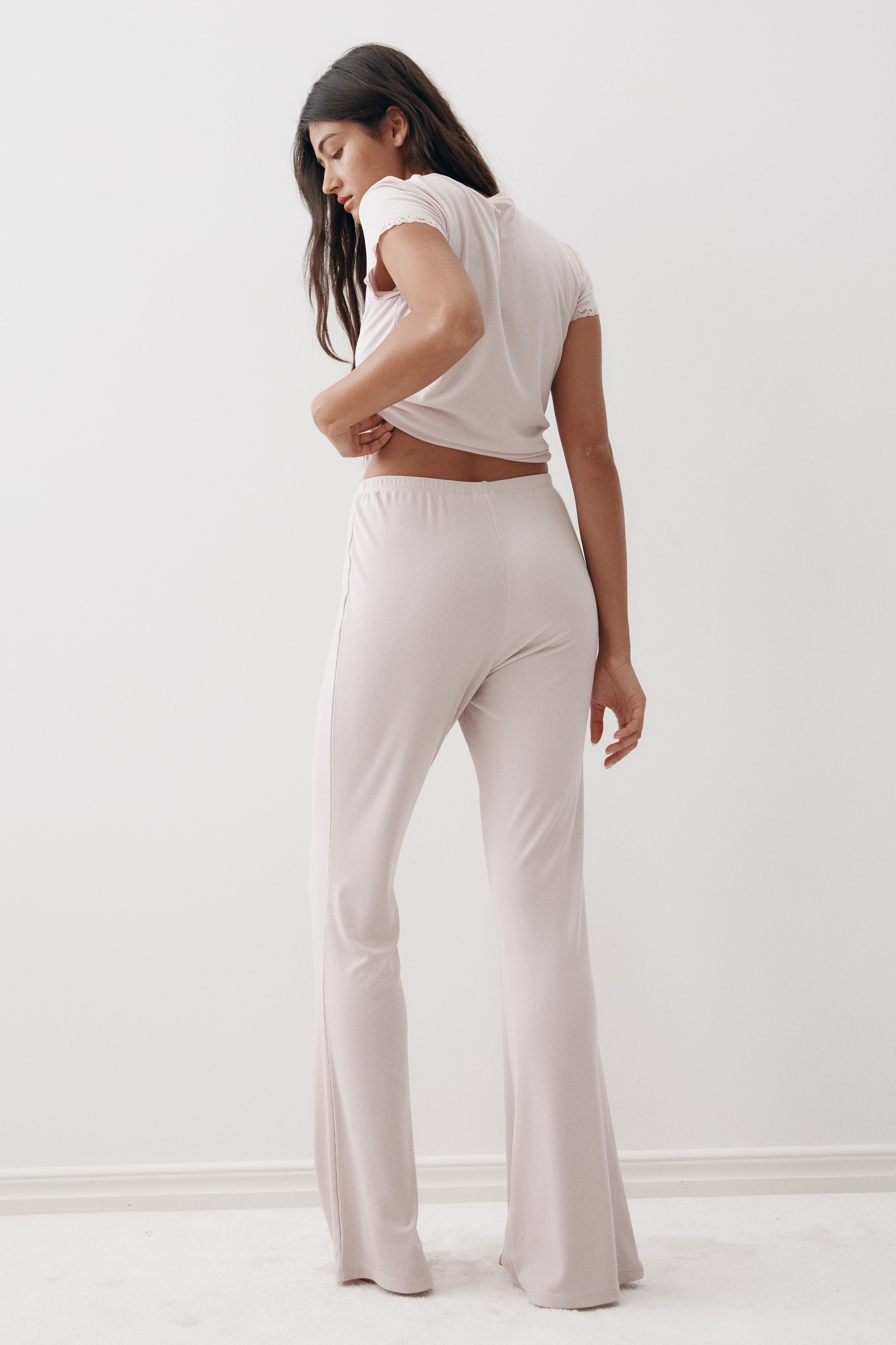 Ribbed modal pyjamas