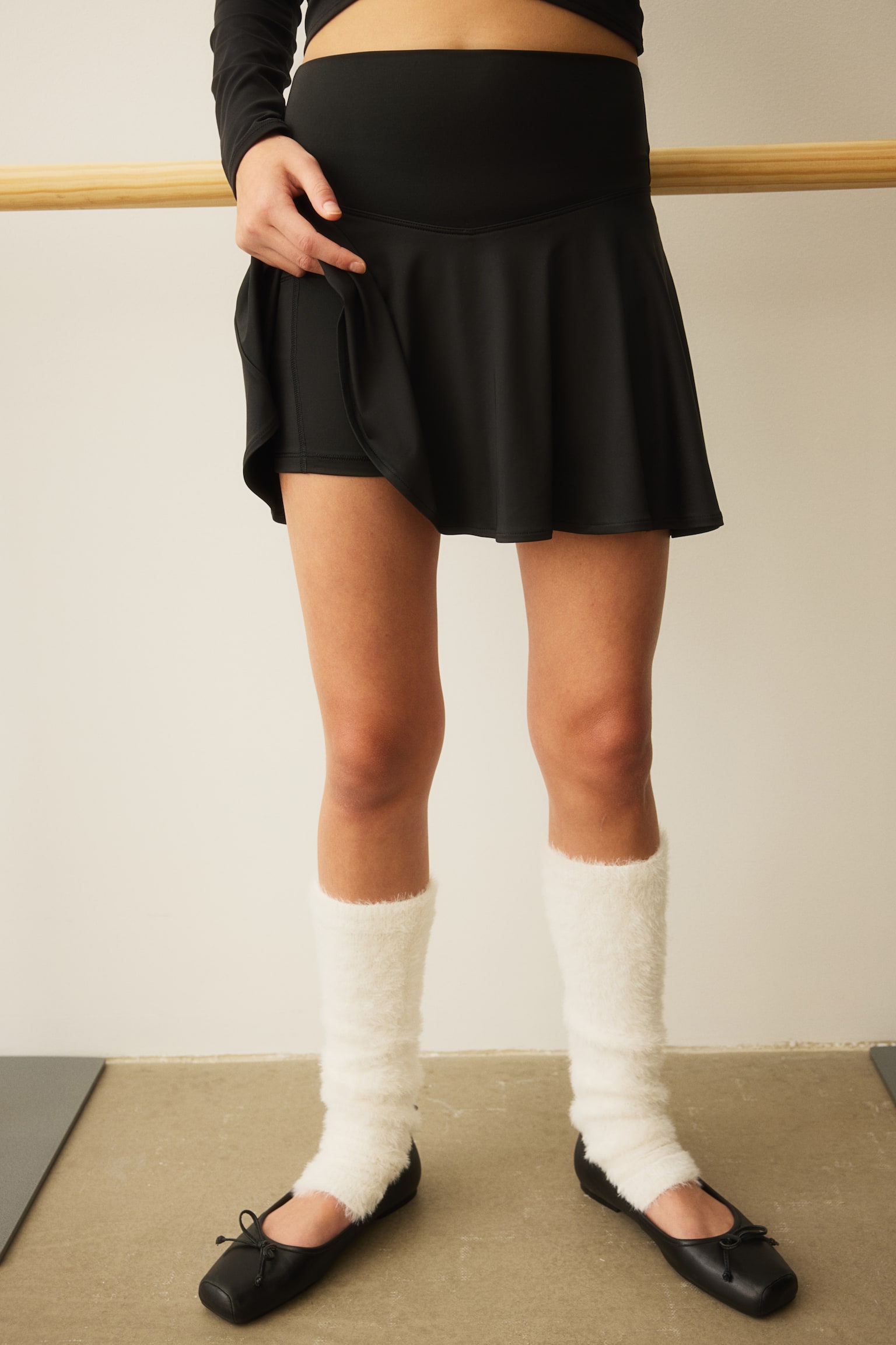 Tenisová sukně DryMove™ - Černá/Světle růžová - 7