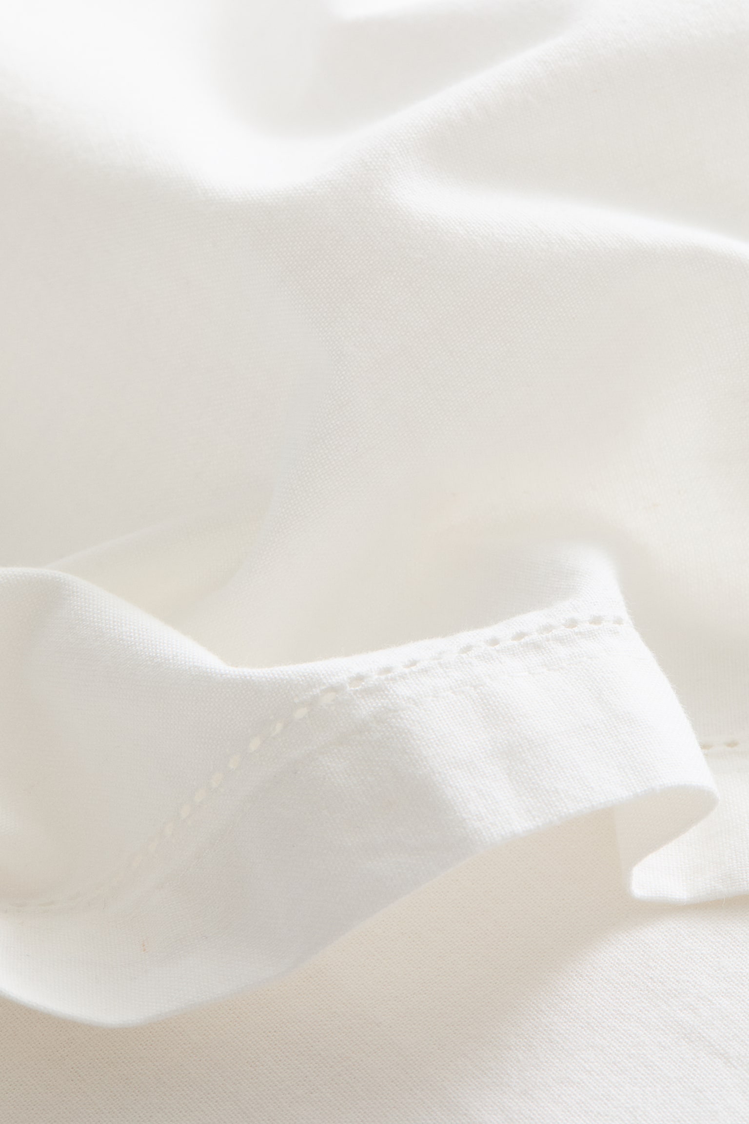 Cotton table runner-White - 3