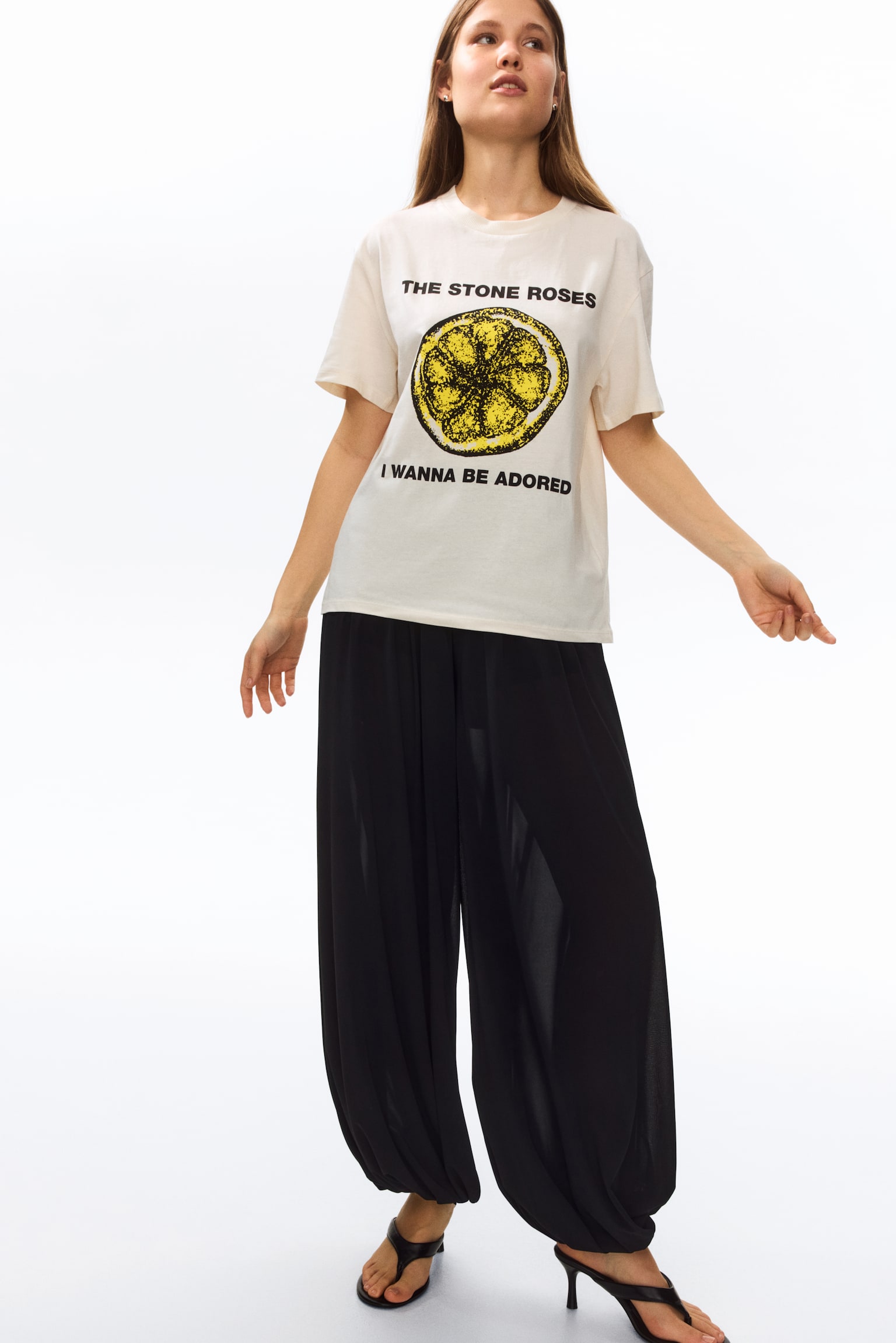 Printed T-shirt - Light beige/The Stone Roses - 4