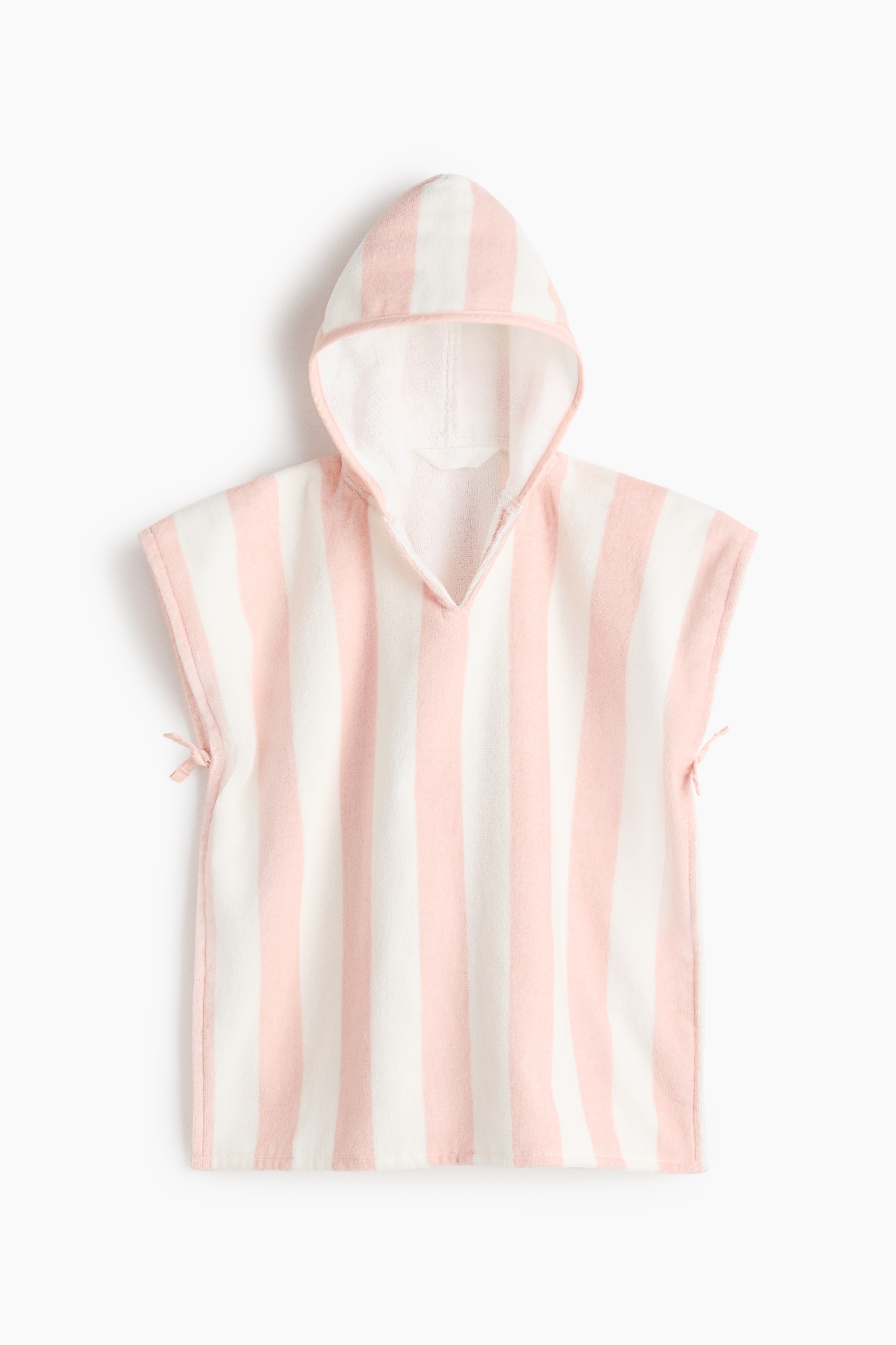 Babybadponcho - Lichtroze/gestreept/Groen/gestreept/Beige/gestreept