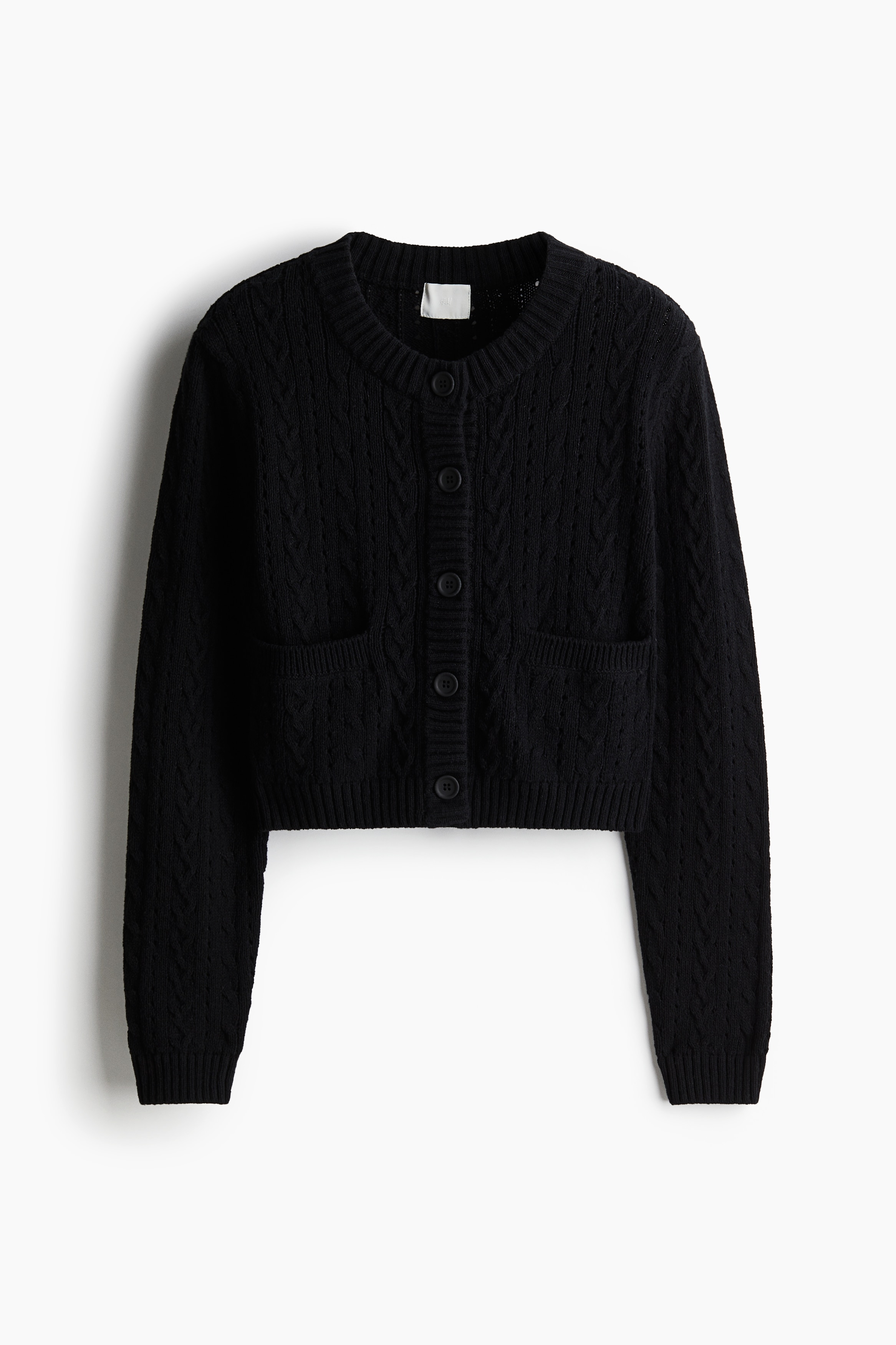ニットカーディガン - ブラック - レディース | H&M JP