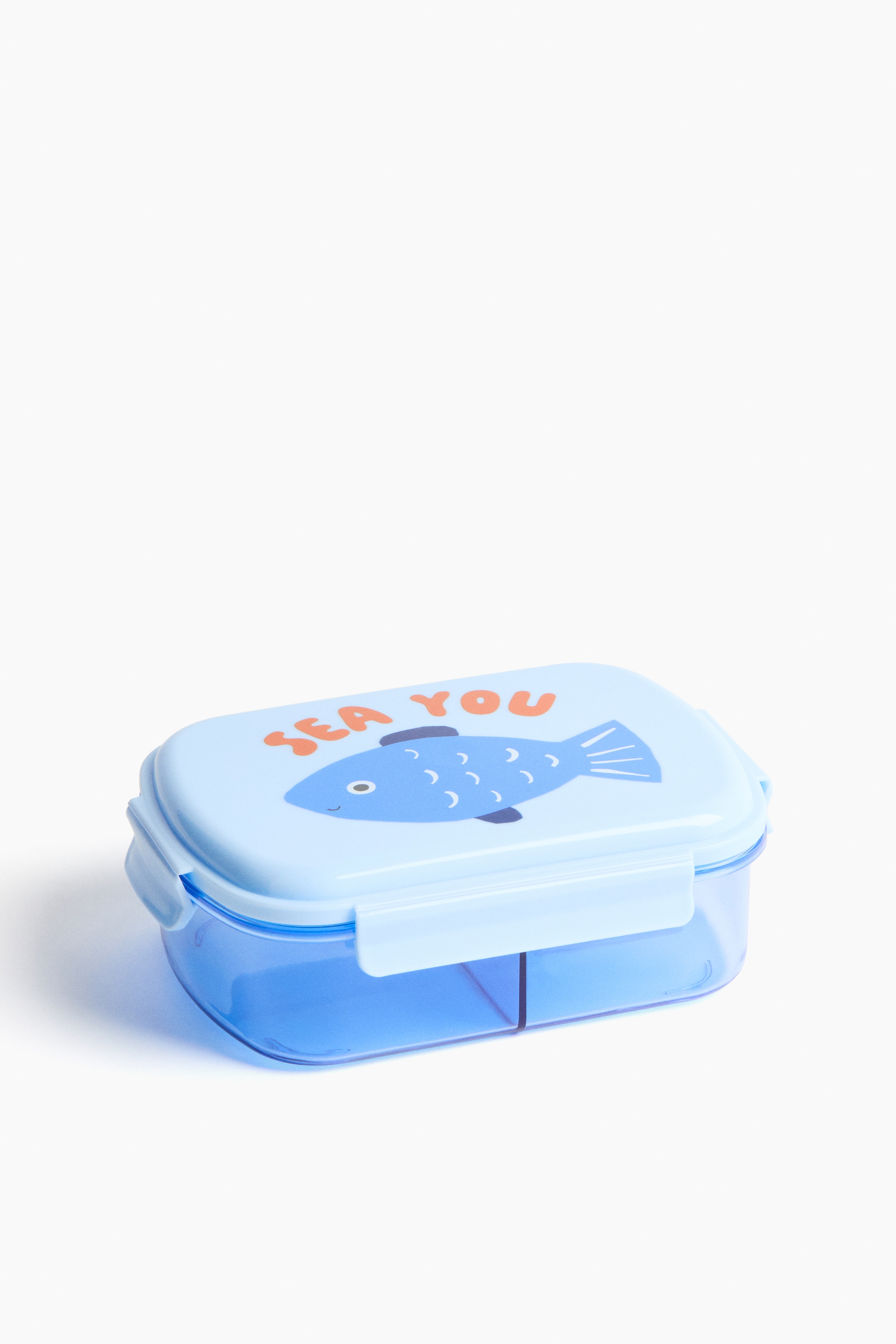 Fiambrera infantil - Azul claro/Pez/Amarillo claro/Naranjas