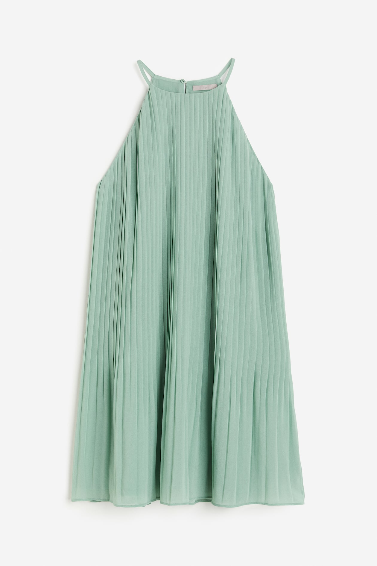 Women's Light green Pleated Chiffon Dress | H&M US