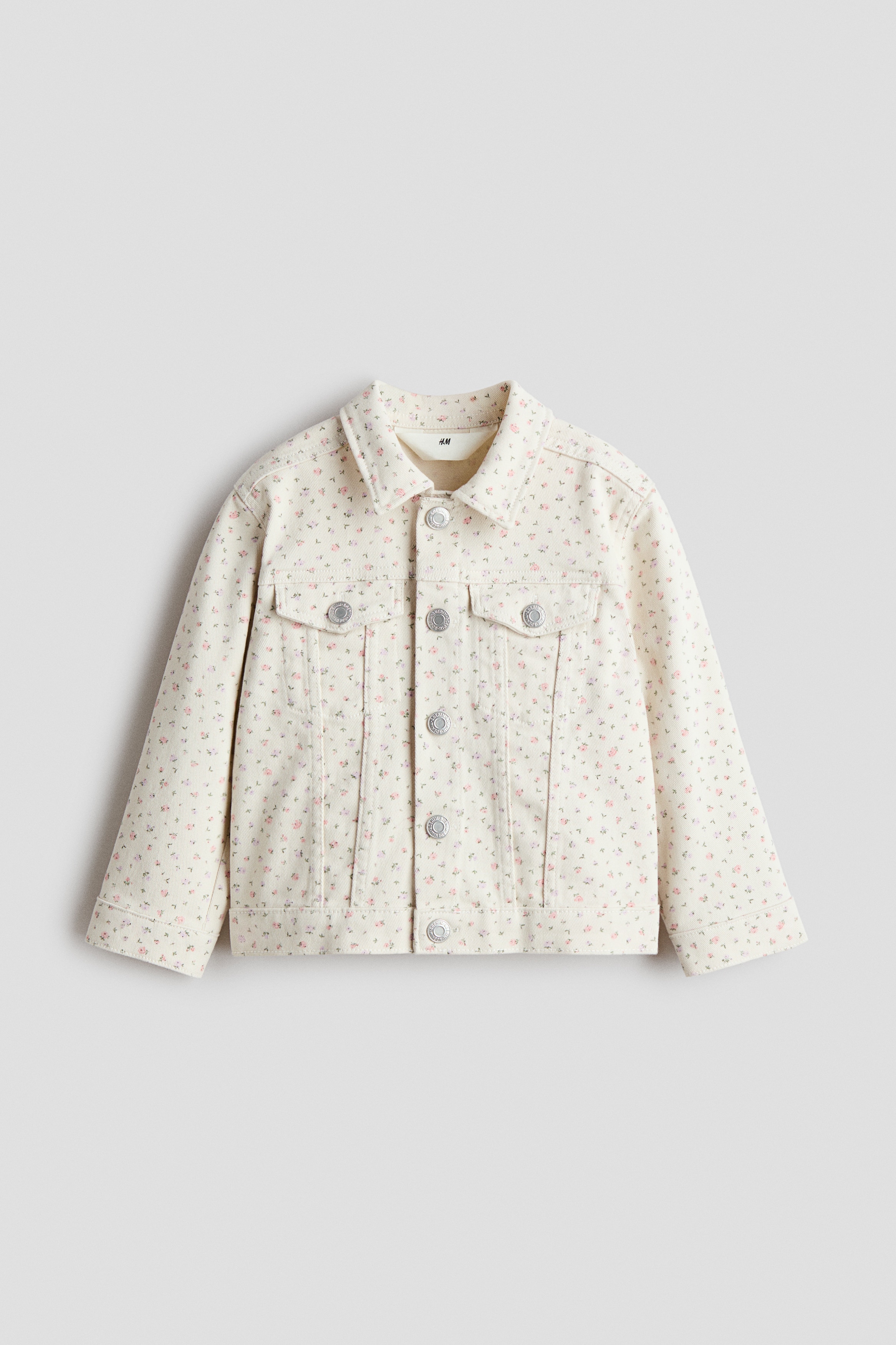 Teksas jakna - Krem/cvetni dezen/Ružičasta/Teksas plava/Svetla teksas plava/Svetla teksas plava