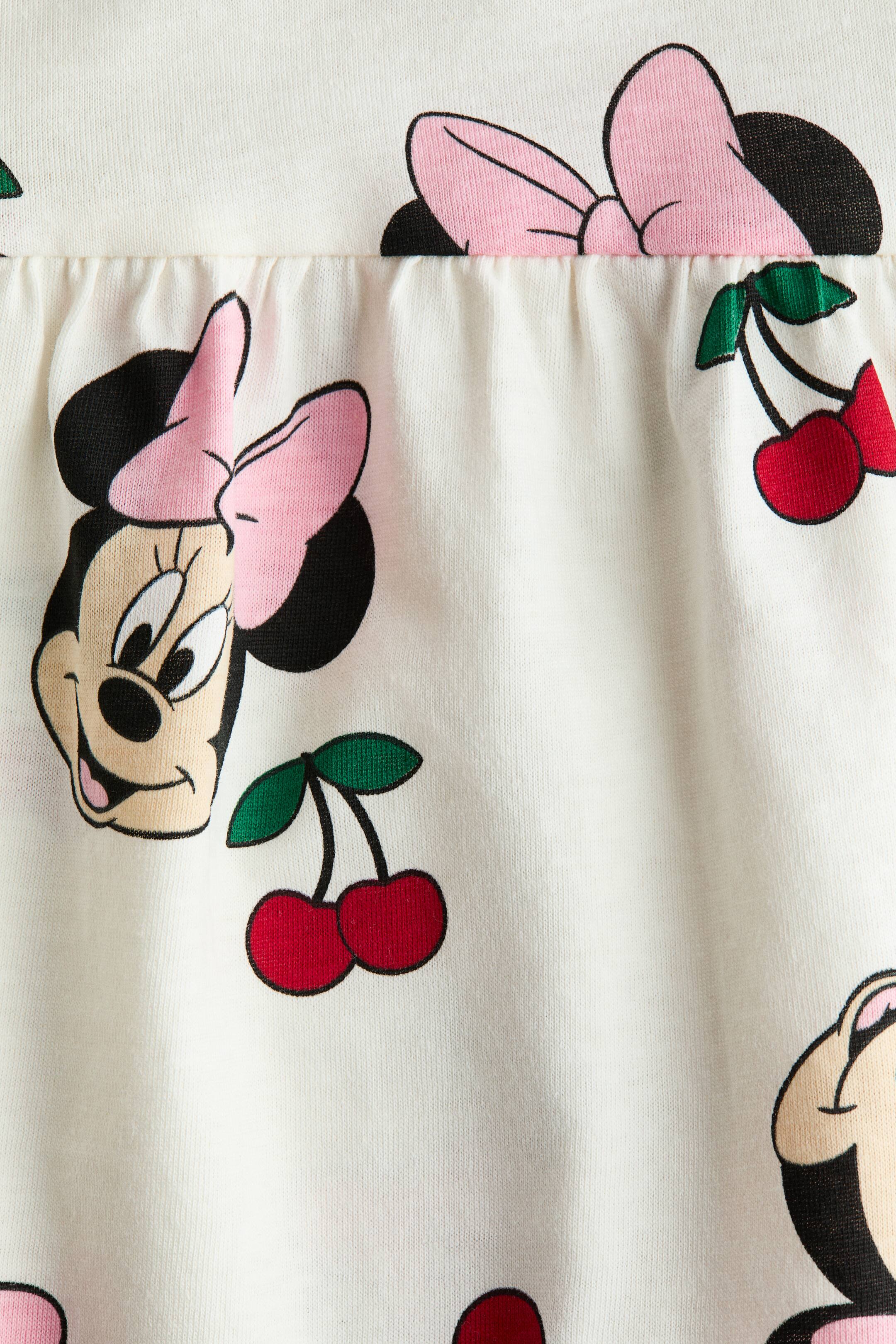 Xem ảnh lớn hơn: Váy cotton in hình - Màu trắng/Chuột Minnie - Kids | H&M VN 2