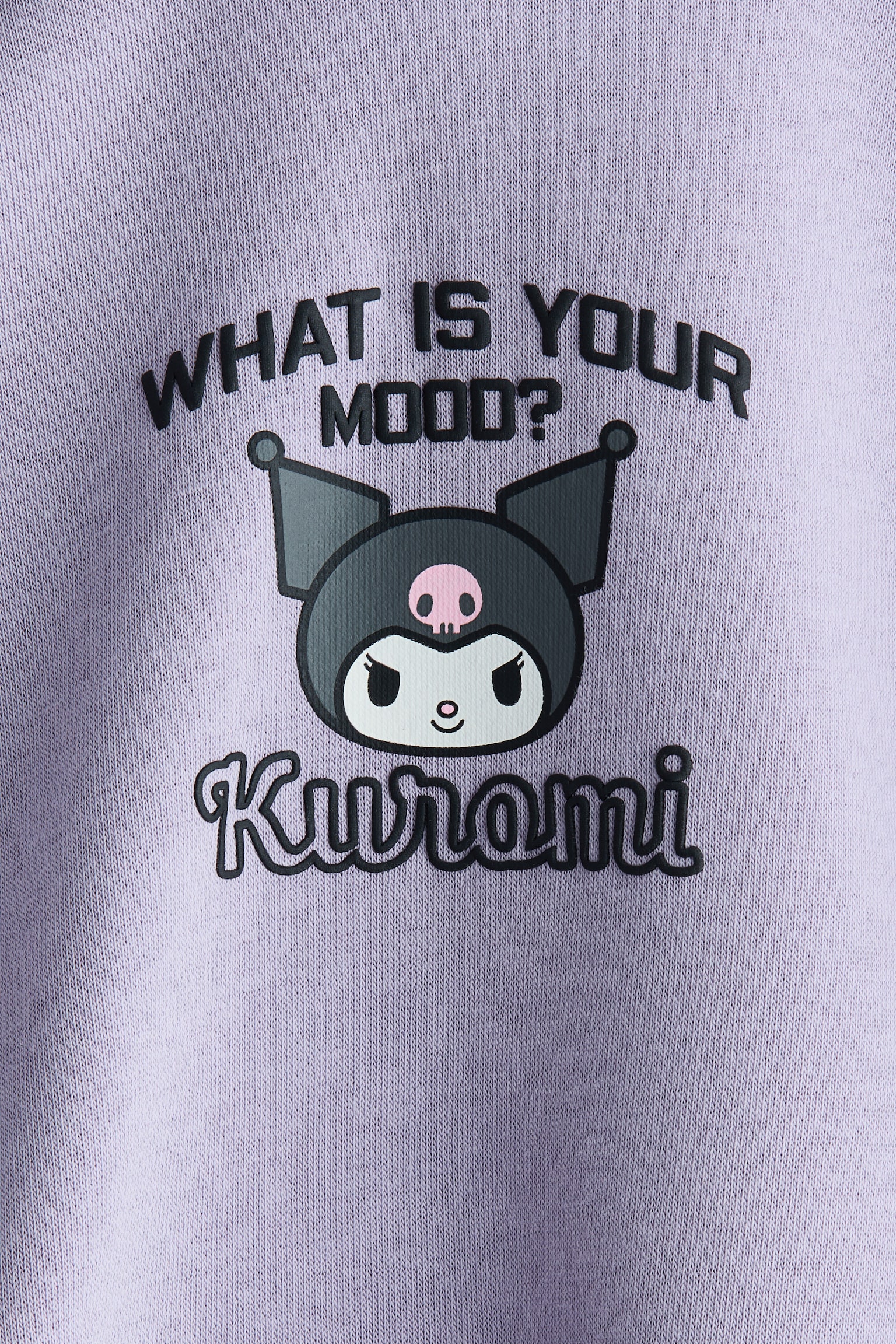 Motif-detail hoodie - Purple/Kuromi/Red/The Grinch/White/Snoopy/Light grey marl/Cinnamoroll/Cream/The Rolling Stones/Light pink/Kuromi/Light grey marl/Lilo & Stitch/White/Harry Potter/Dark brown/SmileyWorld®/Light pink/Pusheen the Cat - 2