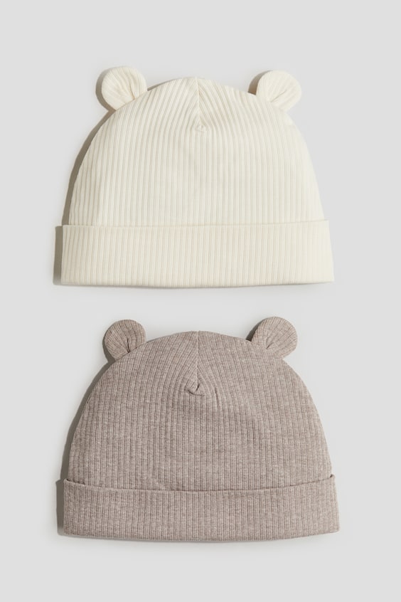 Детская шапка H&M с ушками, 2 шт