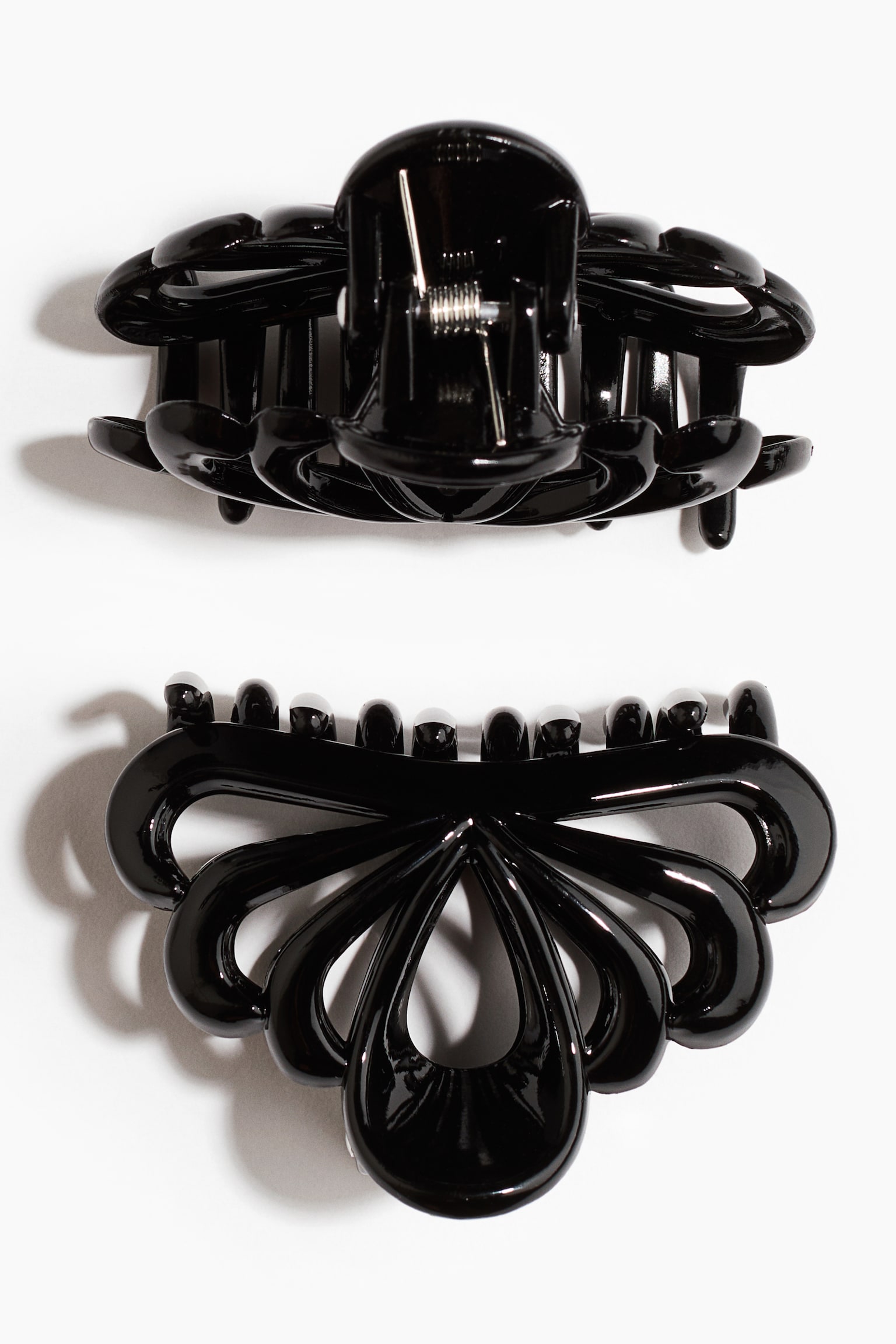 2-pack hair claws - Черен - 2