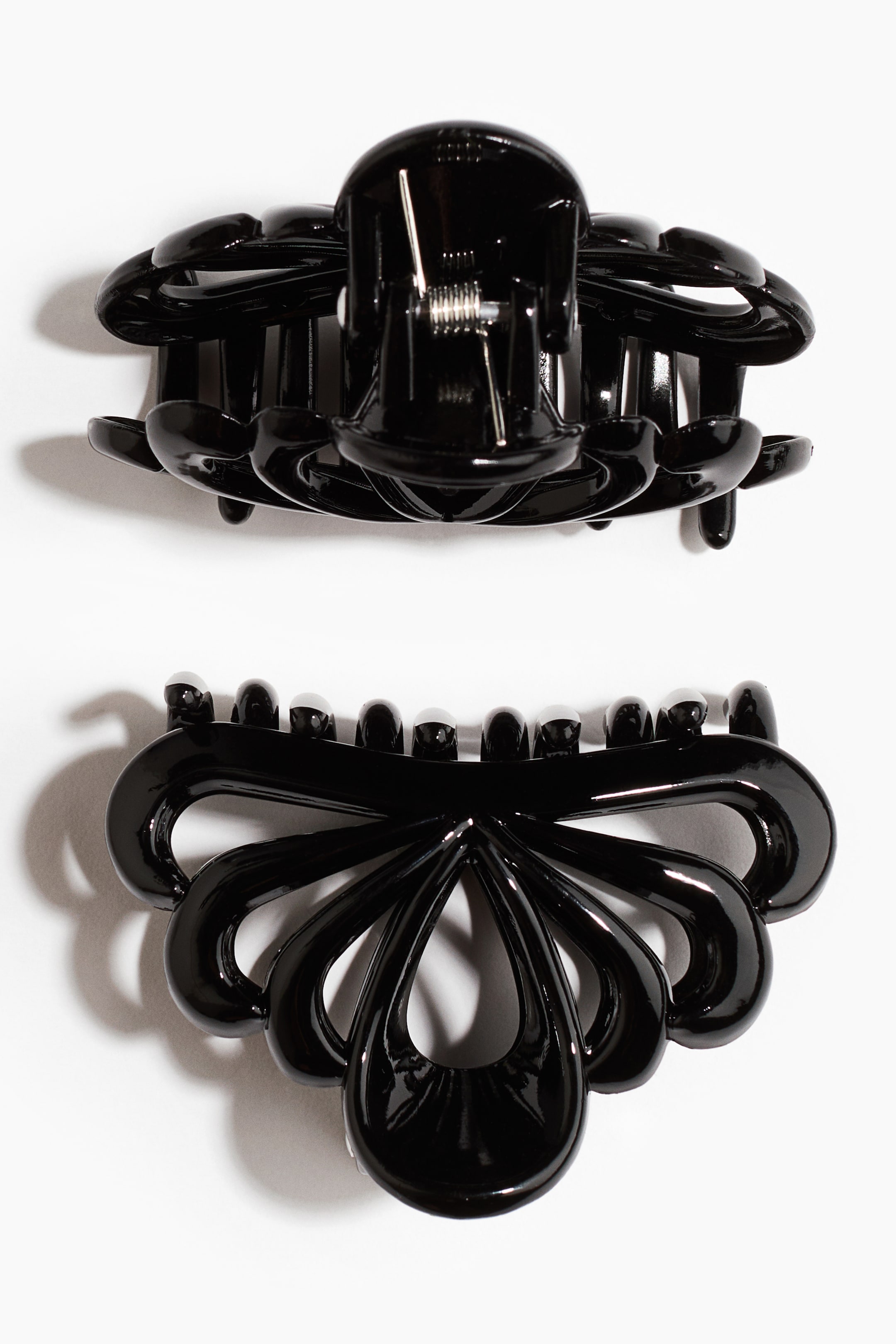 Vezi imaginea mai mare: 2-pack hair claws - Negru - FEMEI | H&M RO 2