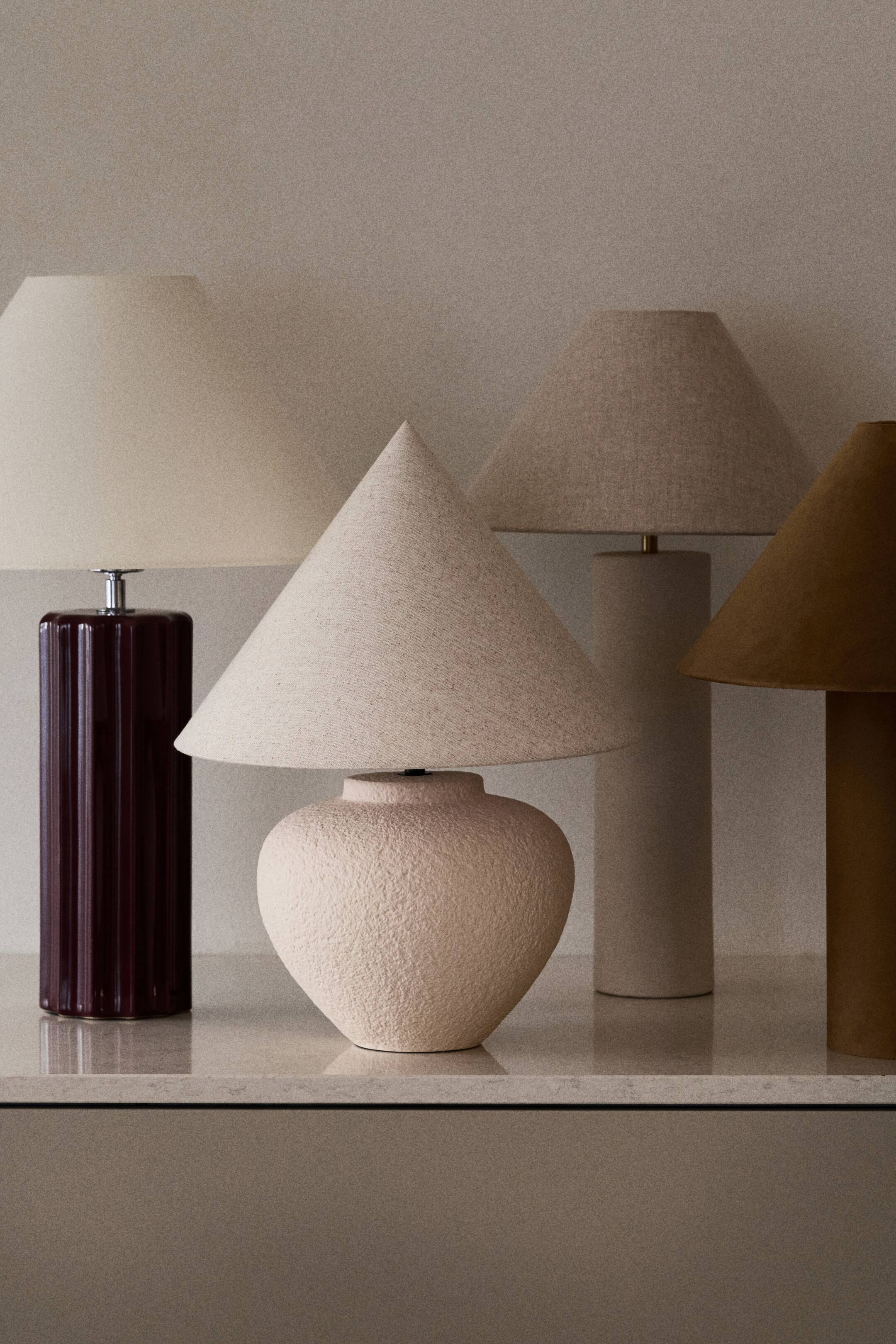 View larger image: Cone-shaped lampshade - Natural white - Home All | H&M GB 1