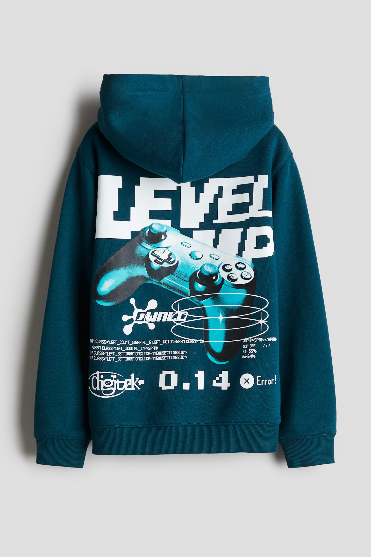 2-piece sweatshirt set - Dark turquoise/Level Up - 3