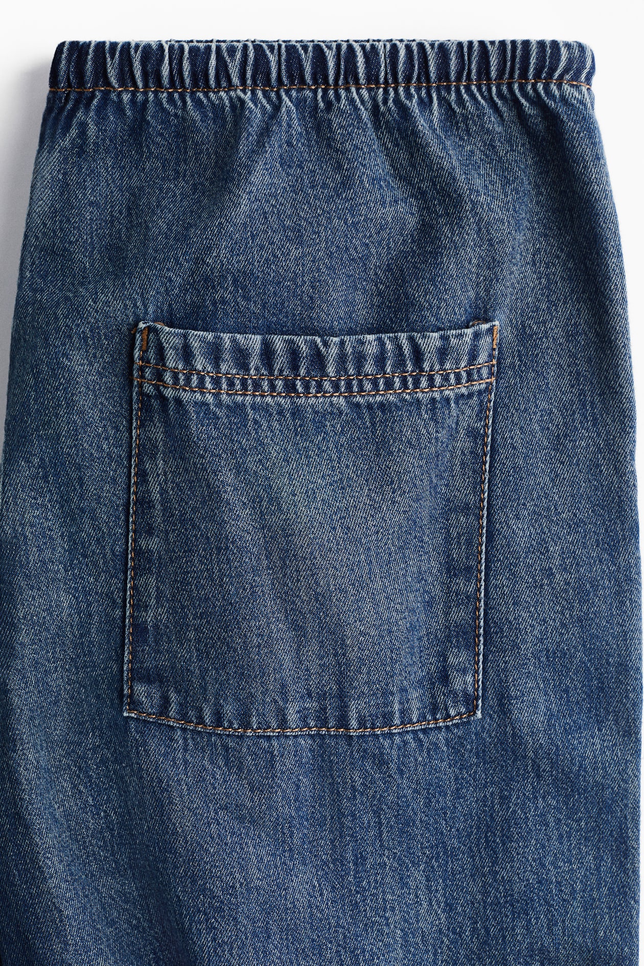 Denim Drawstring Pants - image 2