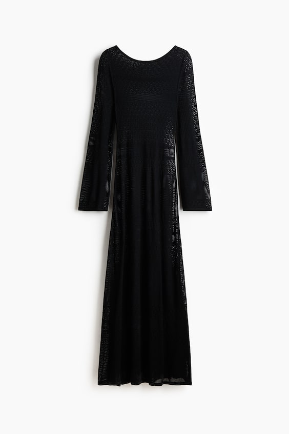 Женские платья H&M Pointelle-Knit Maxi Dress