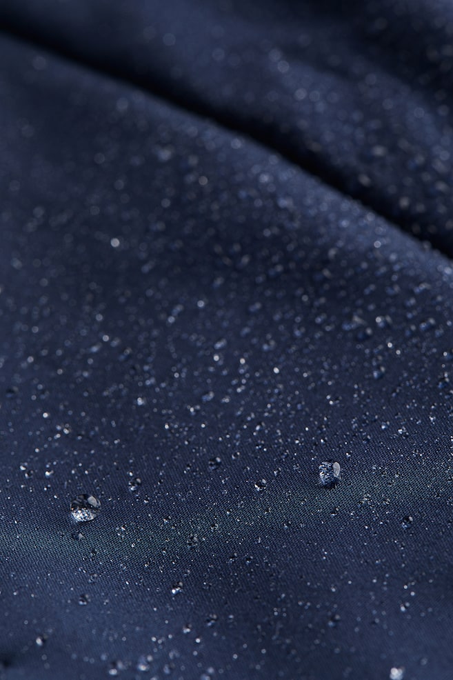 Water-repellent softshell jacket - Navy blue/Black/Dark khaki green - 5