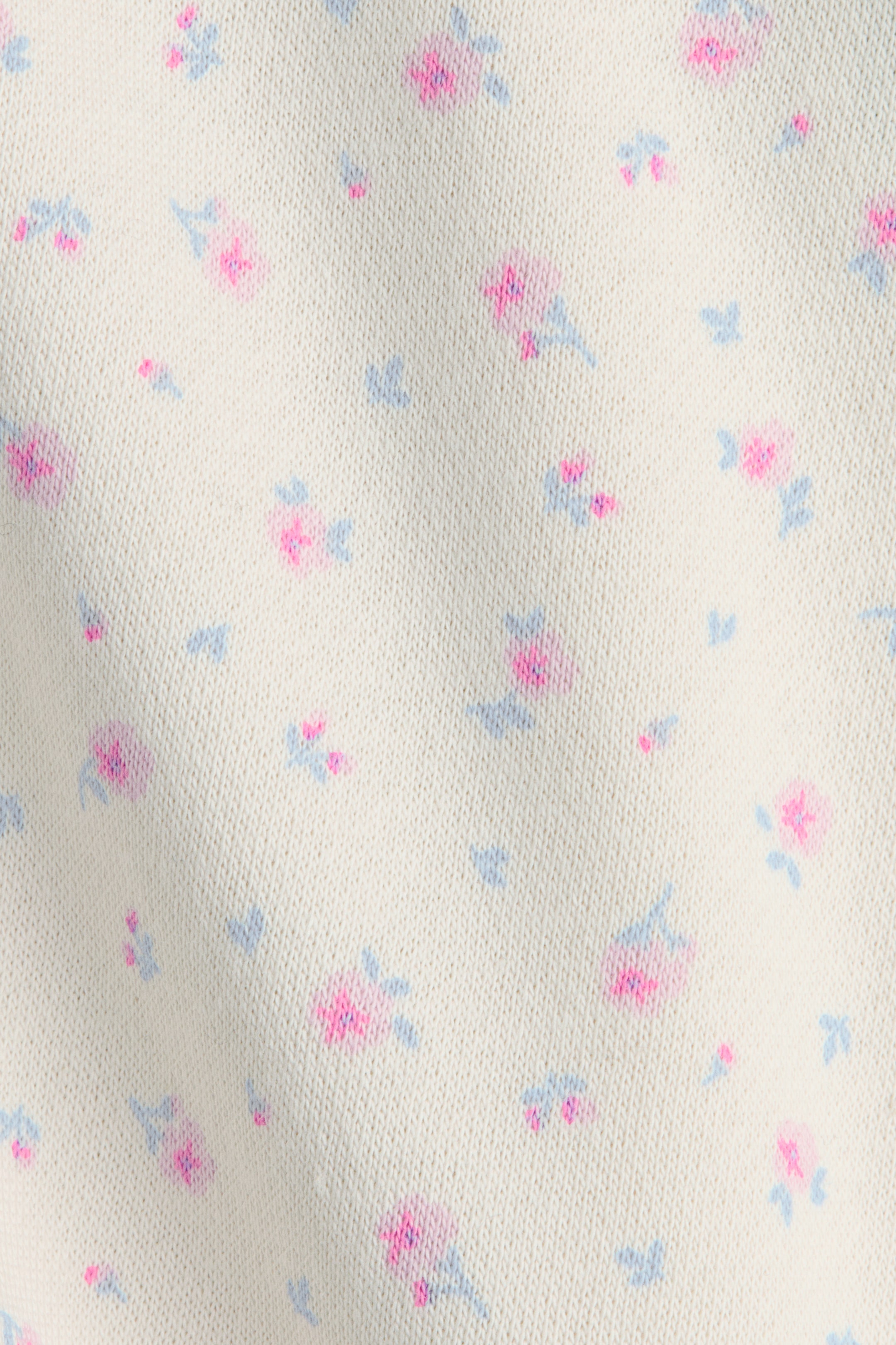 View larger image: Printed brushed-inside sweatshirt - Light beige/Floral - Kids | H&M IN 4