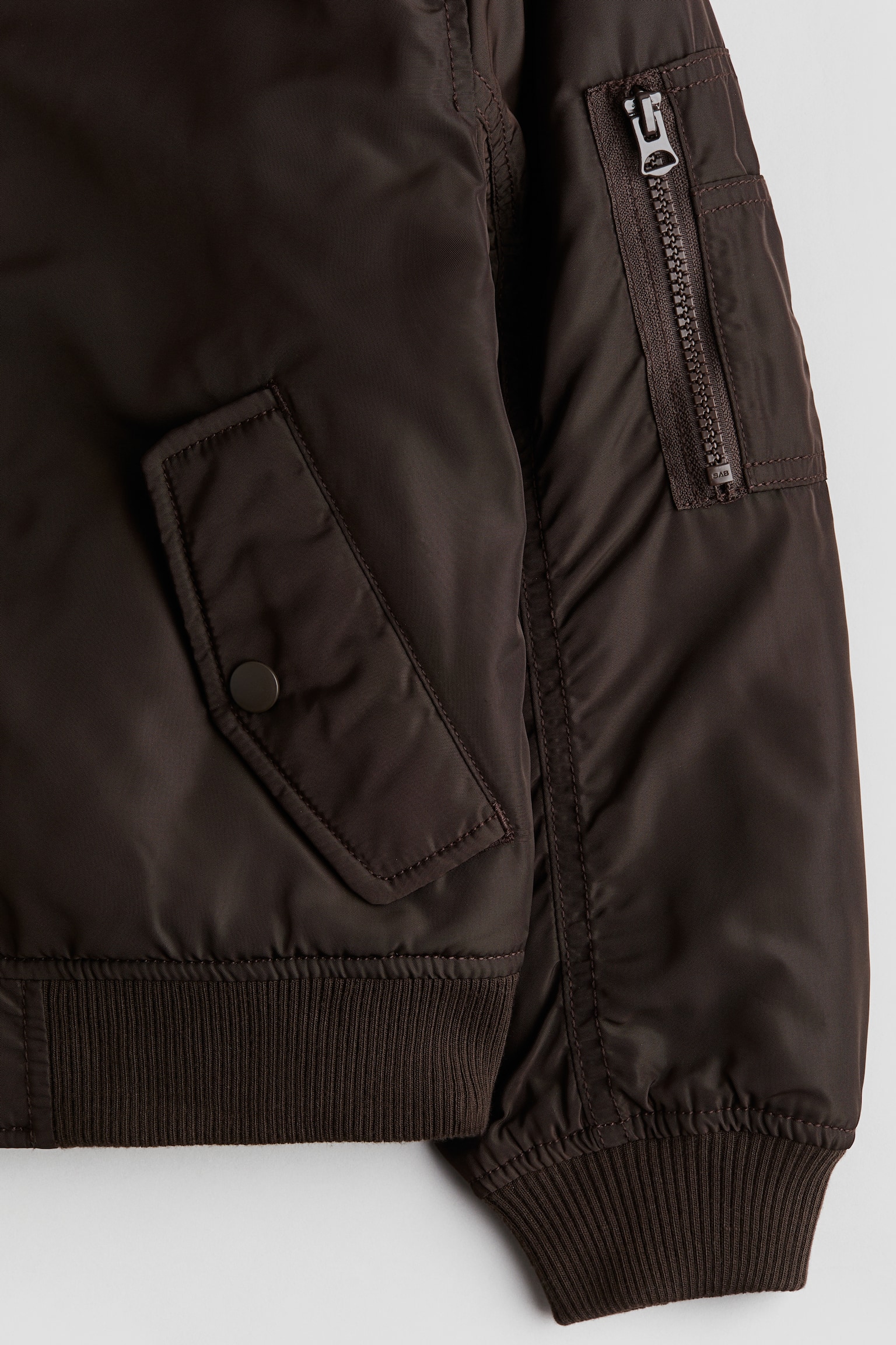 Bomber jacket - Dark brown/Dark grey - 2