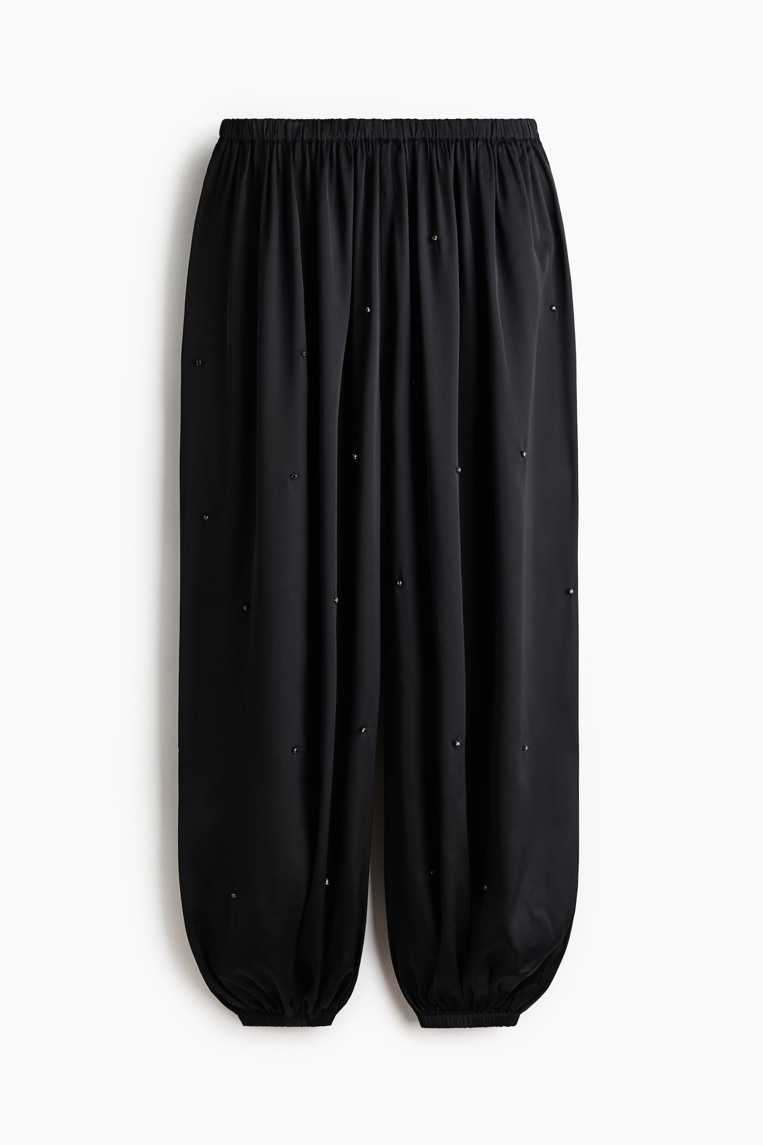 Pantalon ornementé à jambes ballon - Noir - 2