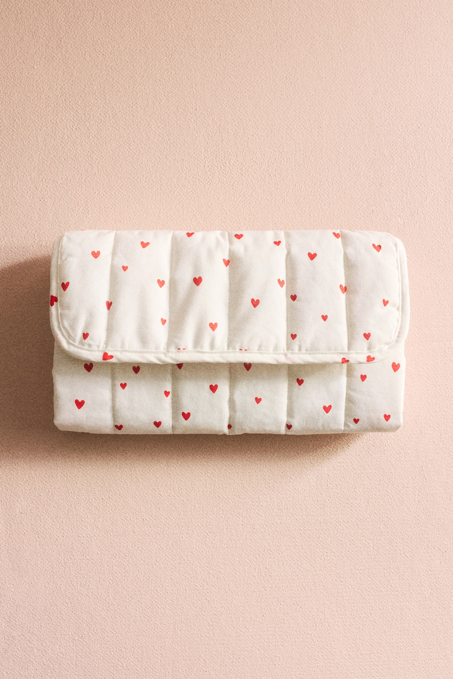 Foldable changing mat - White/Hearts/Beige/Floral/White/Stars - 1