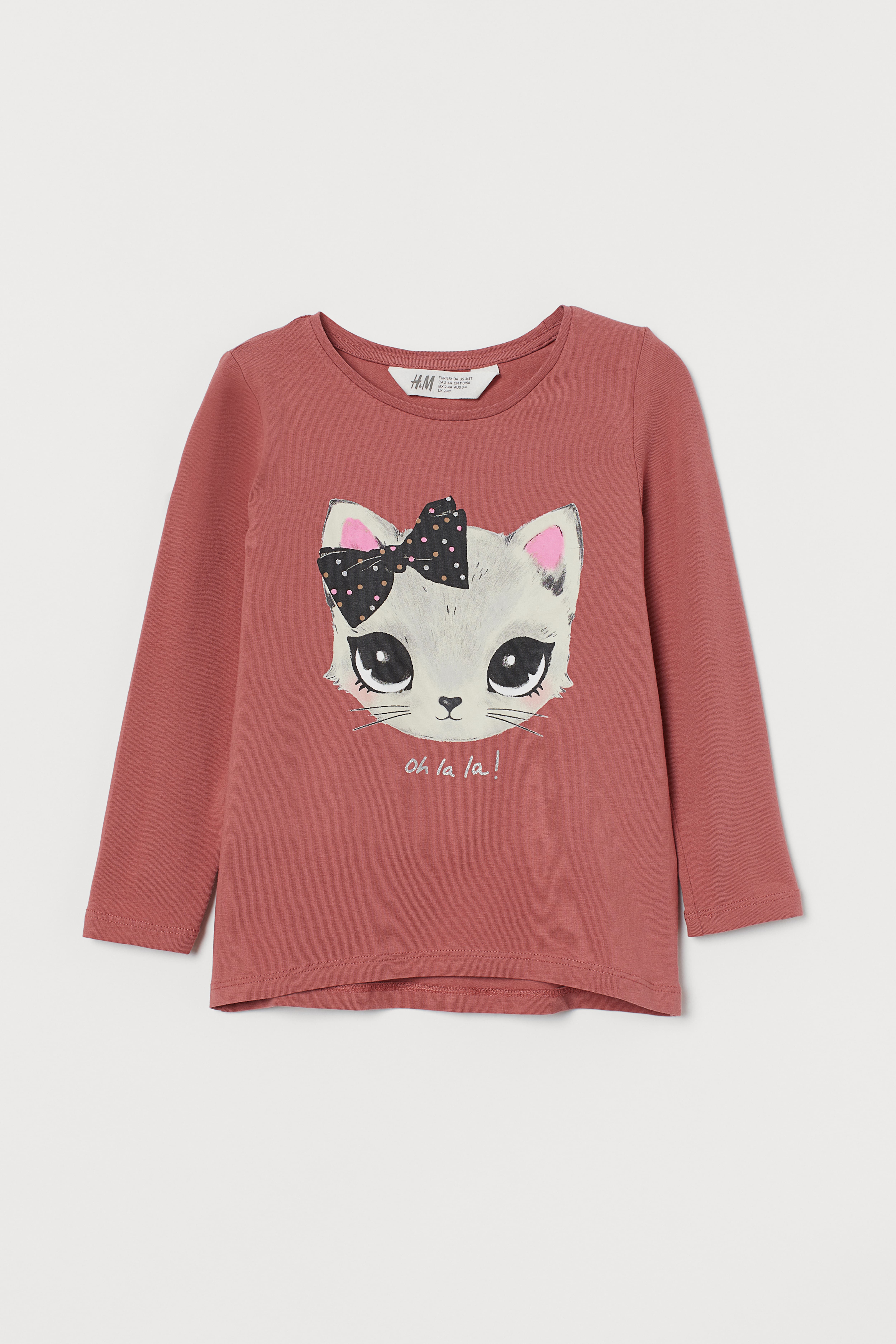 H&m cat shirt hotsell