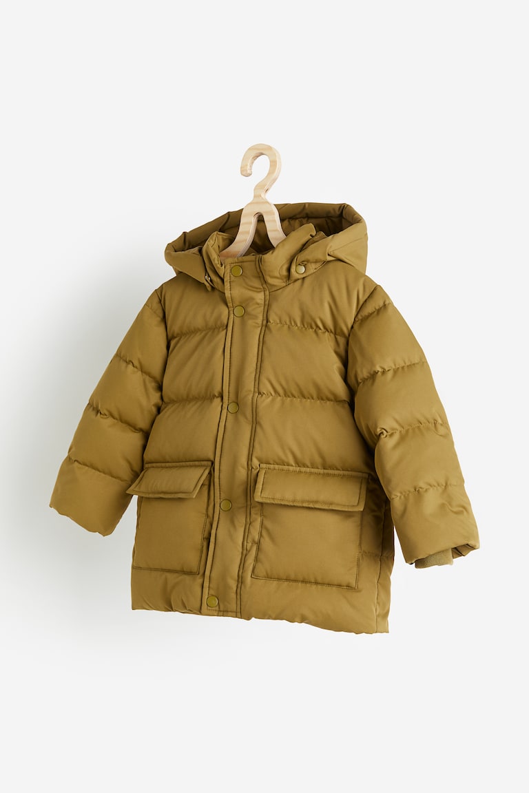 Daunenjacke Olivgrün KINDER H&M CH - Main Image
