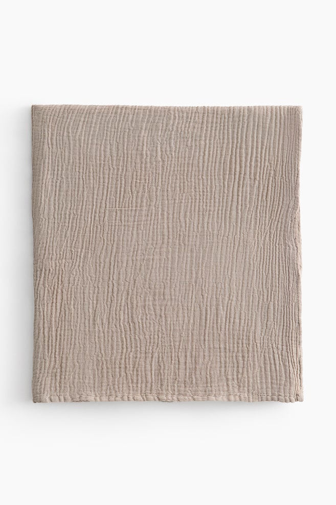 Cotton Muslin Baby Blanket - Beige/White/Light blue/Light pink/Light beige - 1