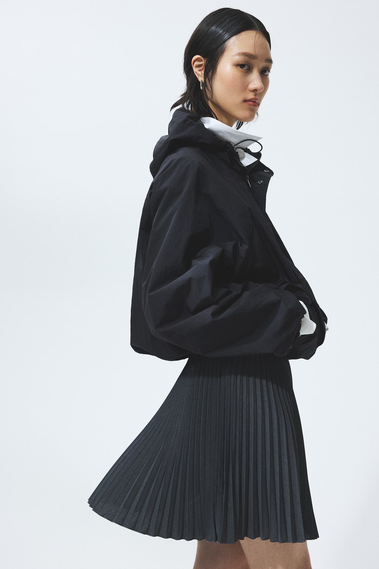 Pleated Mini Skirt - image 2