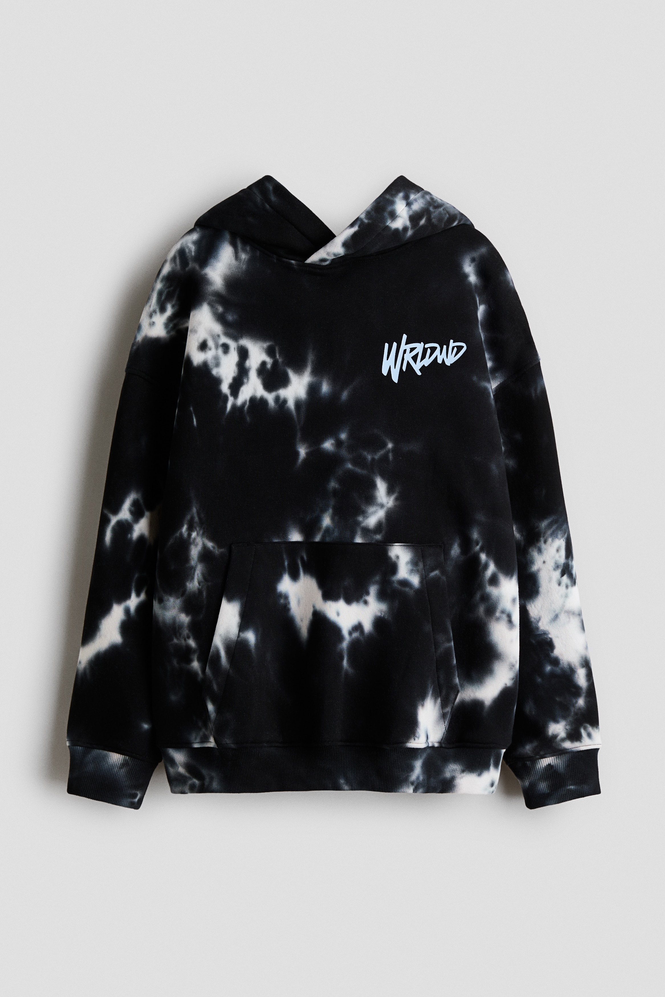 Hoodie - Black/tie-dye - Kids | H&M US