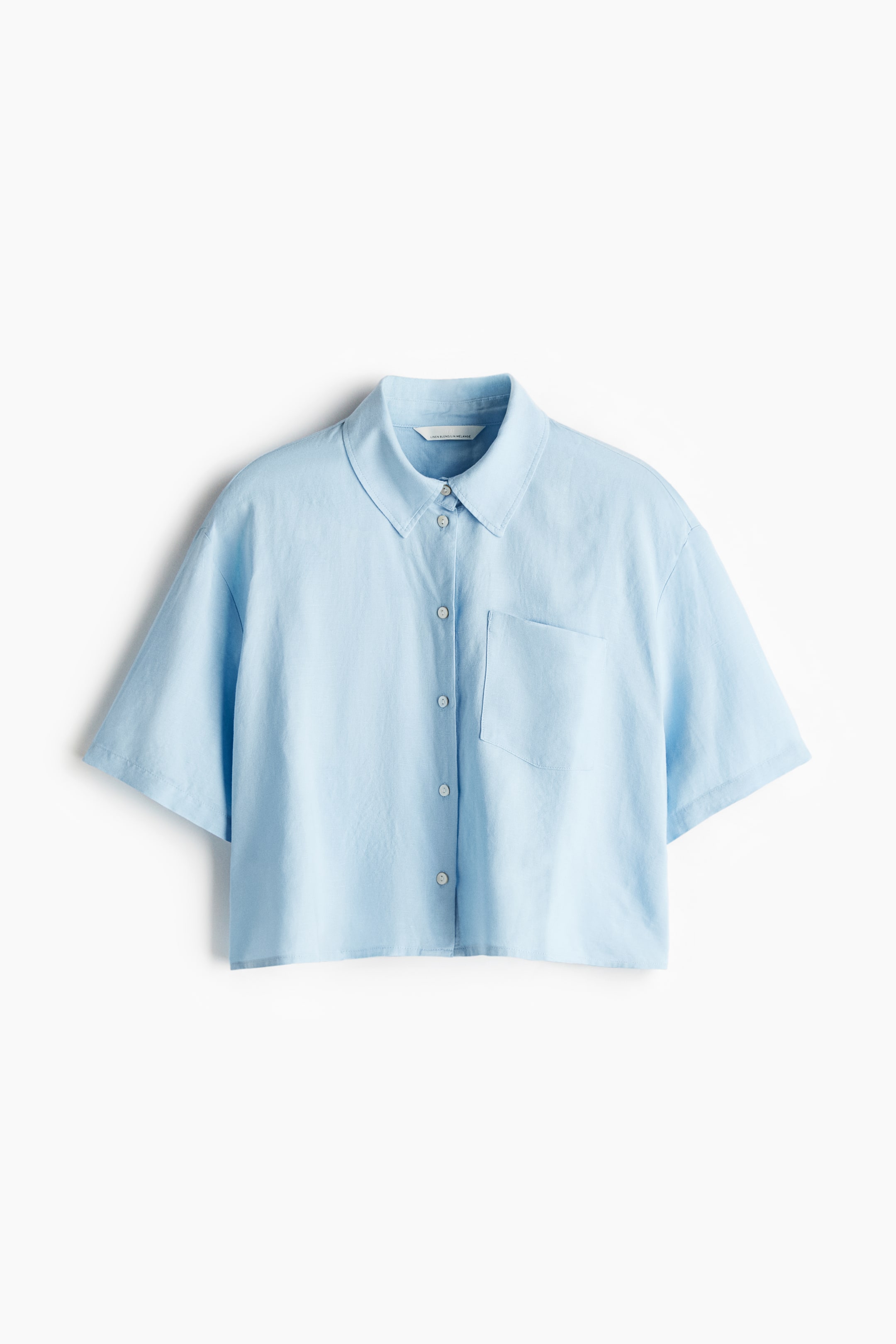 Linen-Blend Shirt