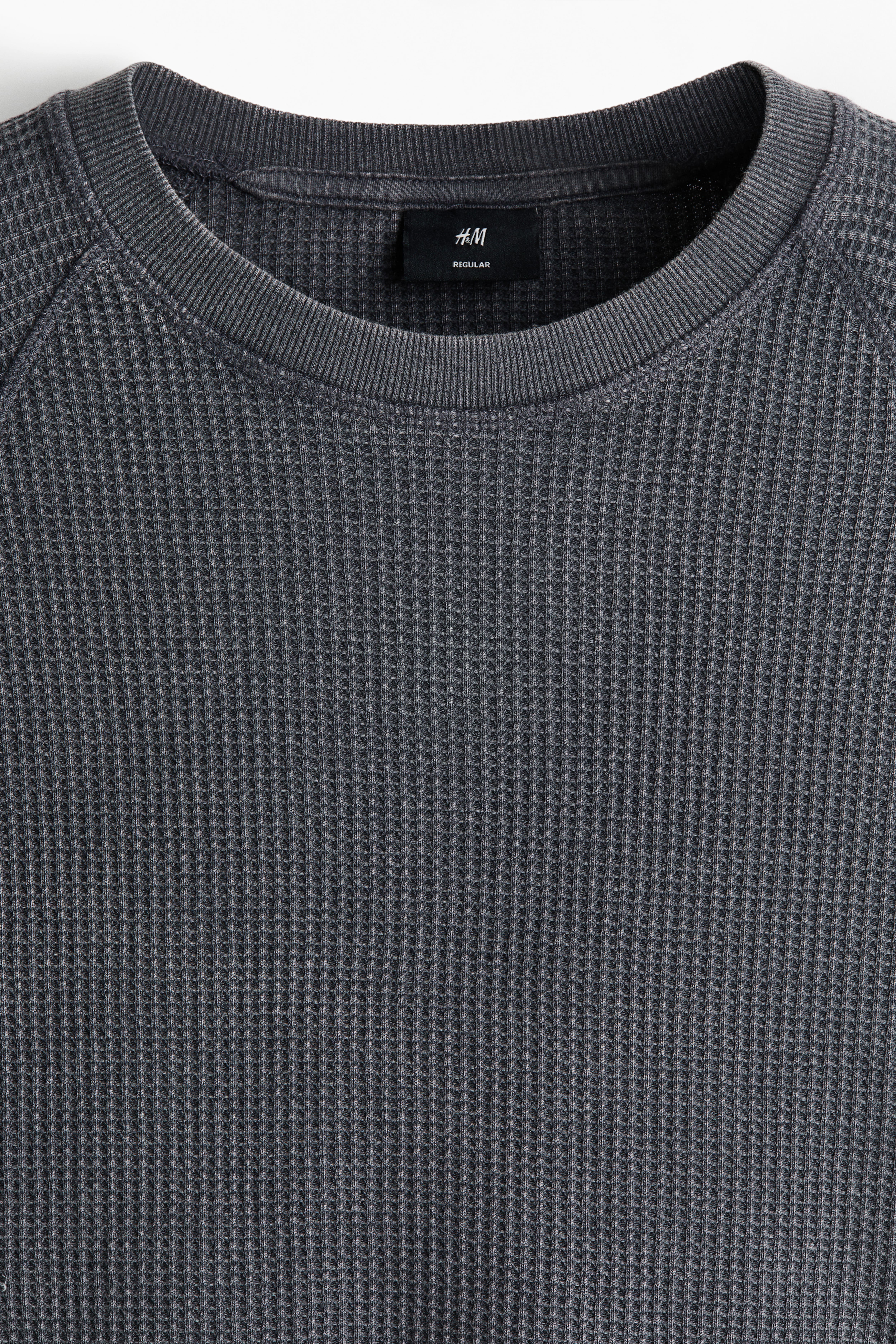 Regular-Fit Waffled Shirt