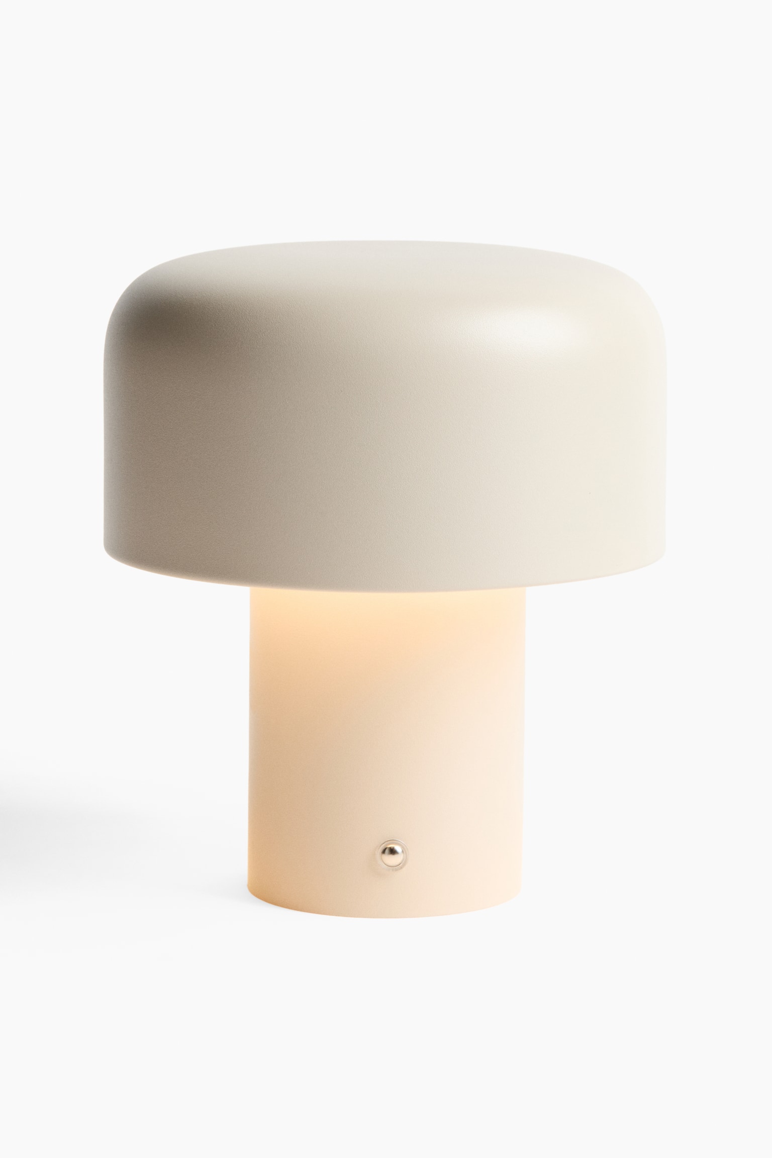 Aufladbare Tischleuchte - Hellbeige/Silberfarben - 3