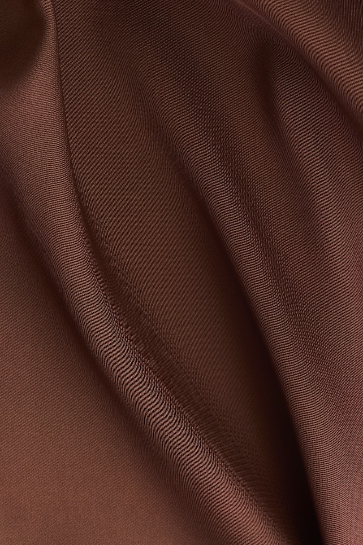 Scarf-detail maxi dress - Dark brown/Powder pink - 4