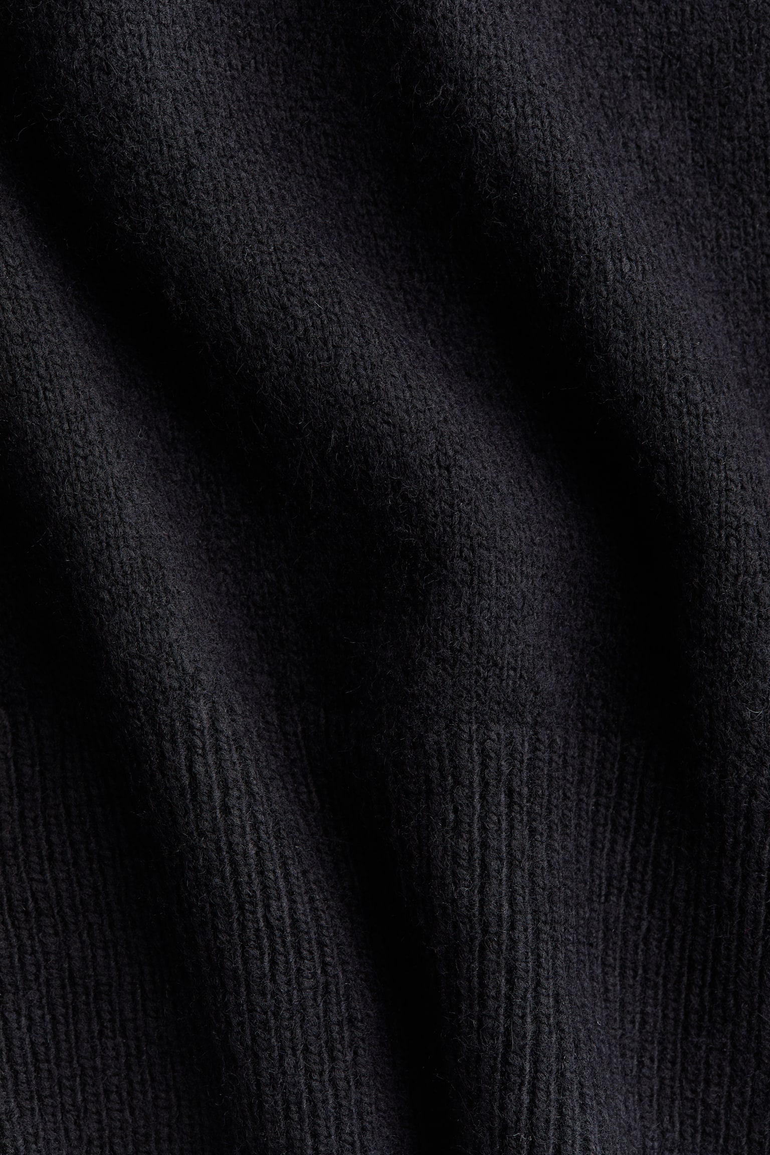 Женский свитер H&M Oversized Mock-Turtleneck, цвет: Чёрный — фото 6