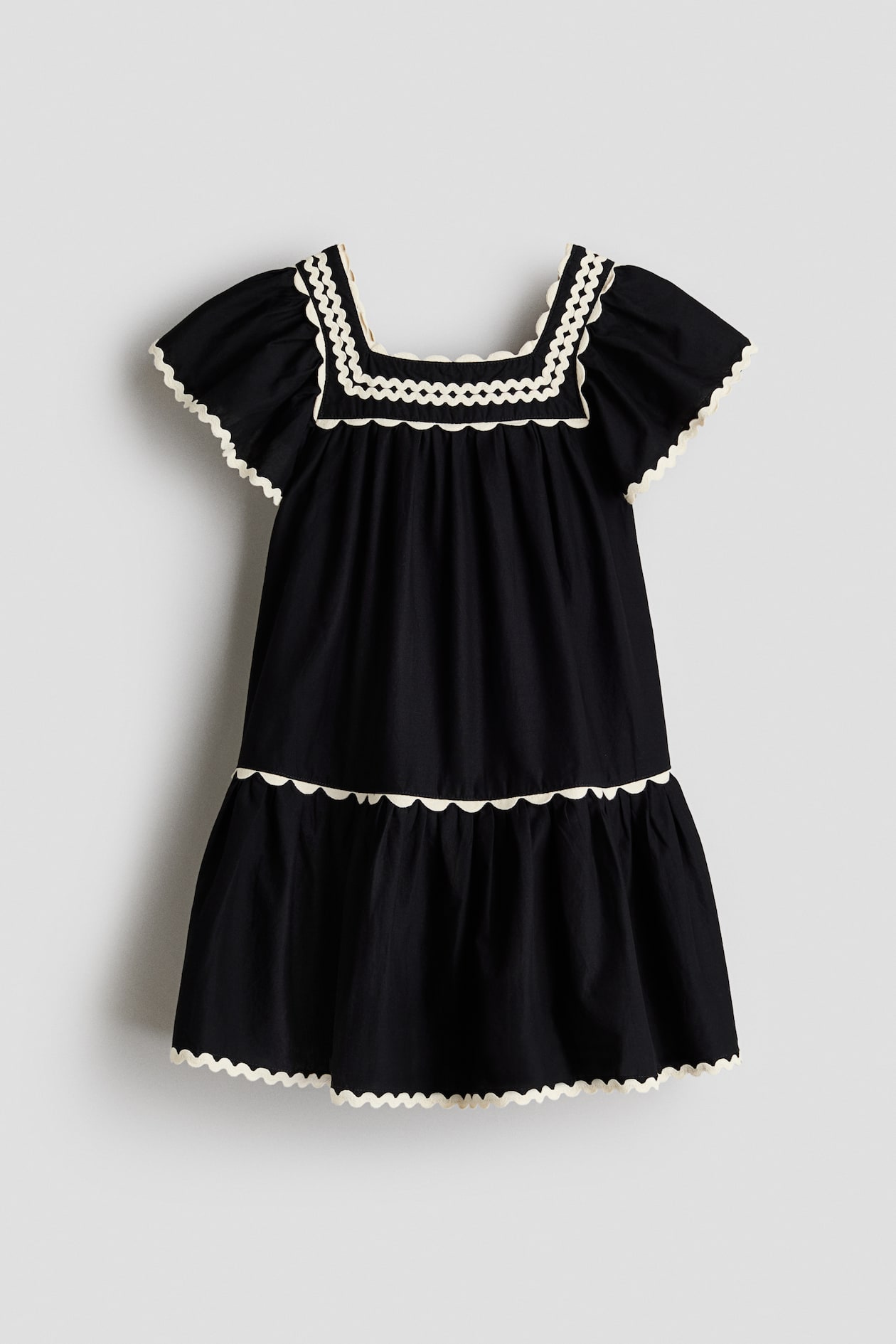 white christmas dresses Tiered Dress – Lost & Found main image 1