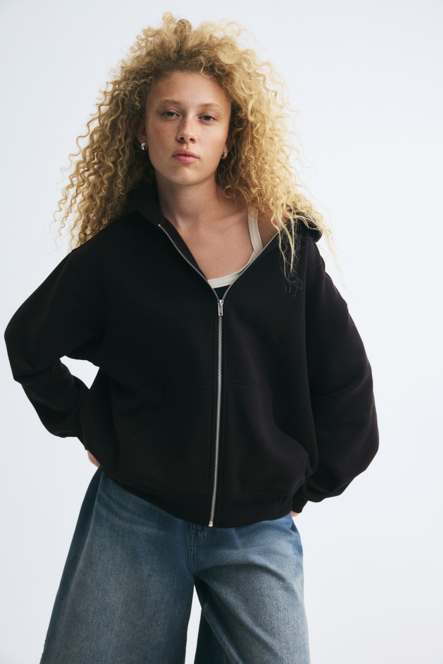 Женская куртка H&M Hooded, цвет: Чёрный — фото 3