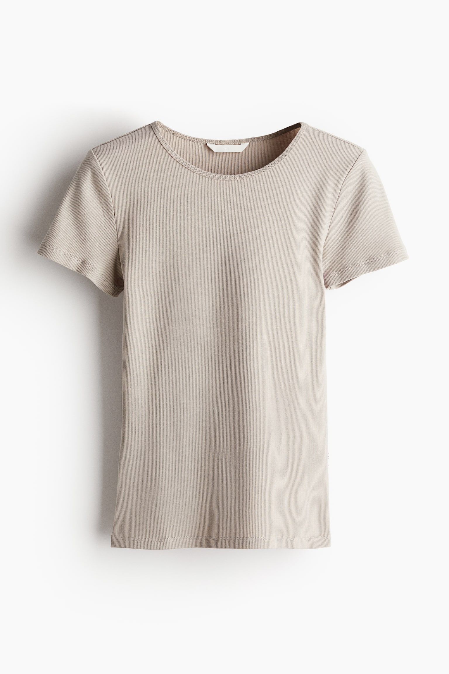 Rib Tee - Light beige/Black/White/White/Stripe/Light grey marle/Grey marle/Dark beige - 2