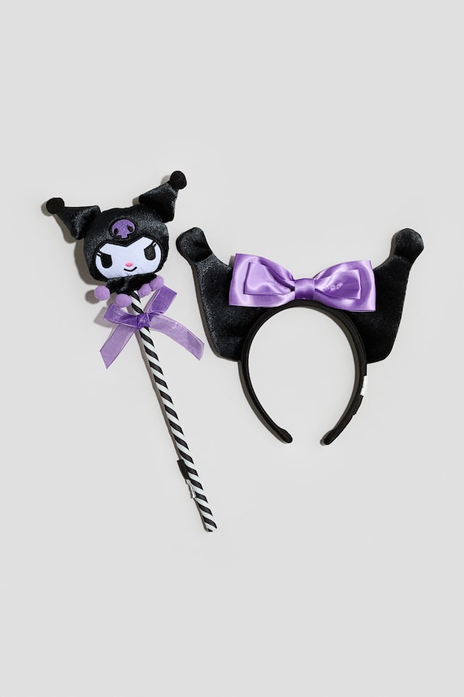 2-Piece Costume Set - Black/Kuromi - 1