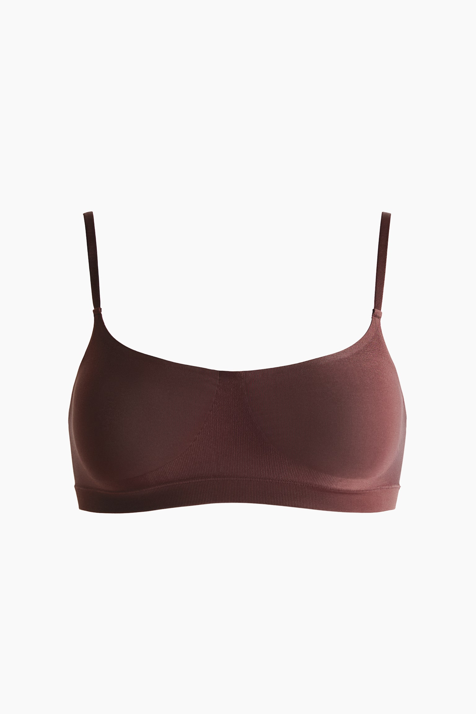 Seamless soft bra - Brown - 2