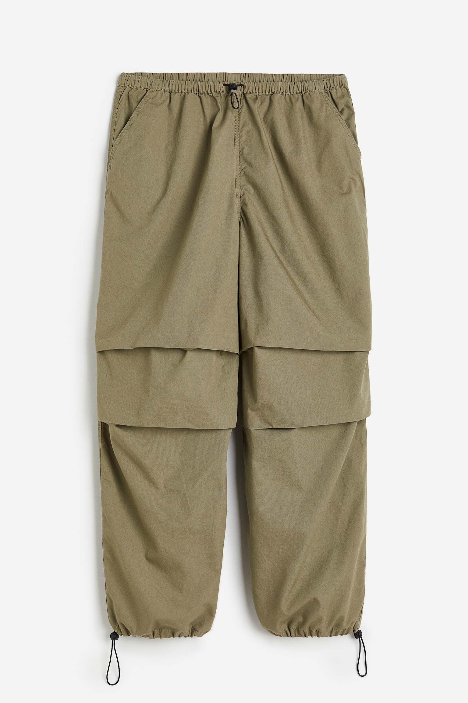 Parachute Pants - Khaki green/Light grey