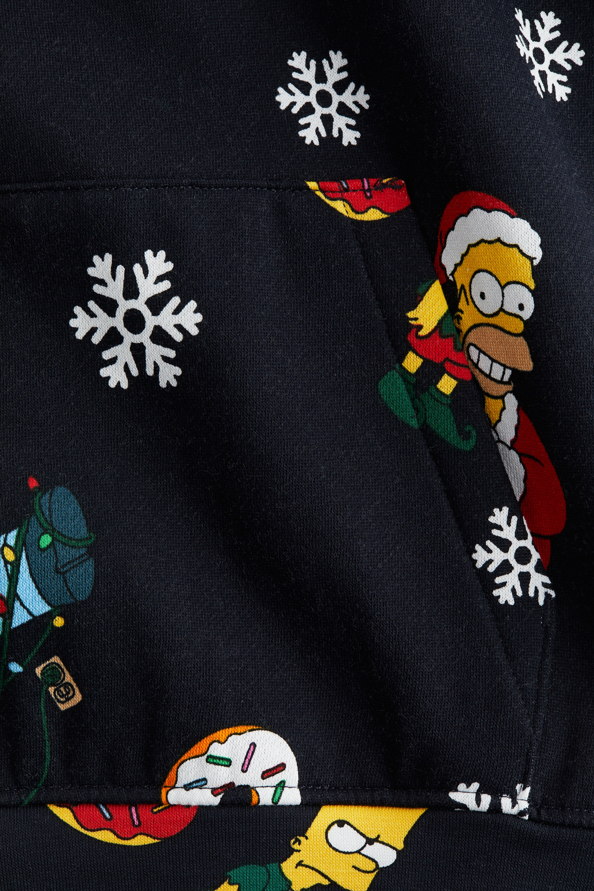 Generisch Felpa Con Cappuccio Uomo Simson Impronta Digitale – Shirt84 – Cotone E Poliestere, Interna Calda - 2