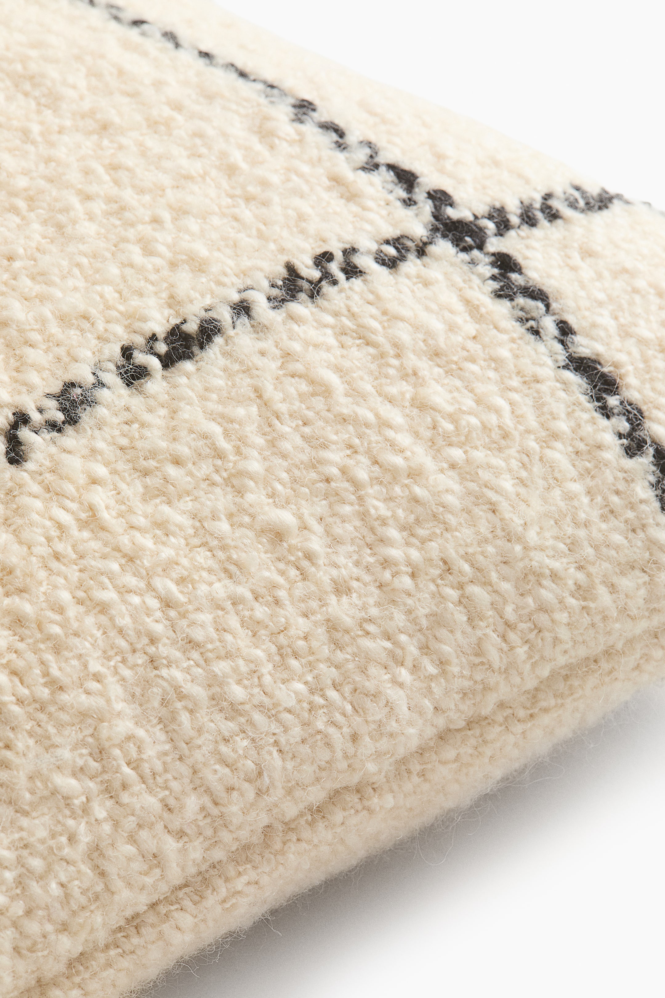 Wool-Blend Bouclé Cushion Cover