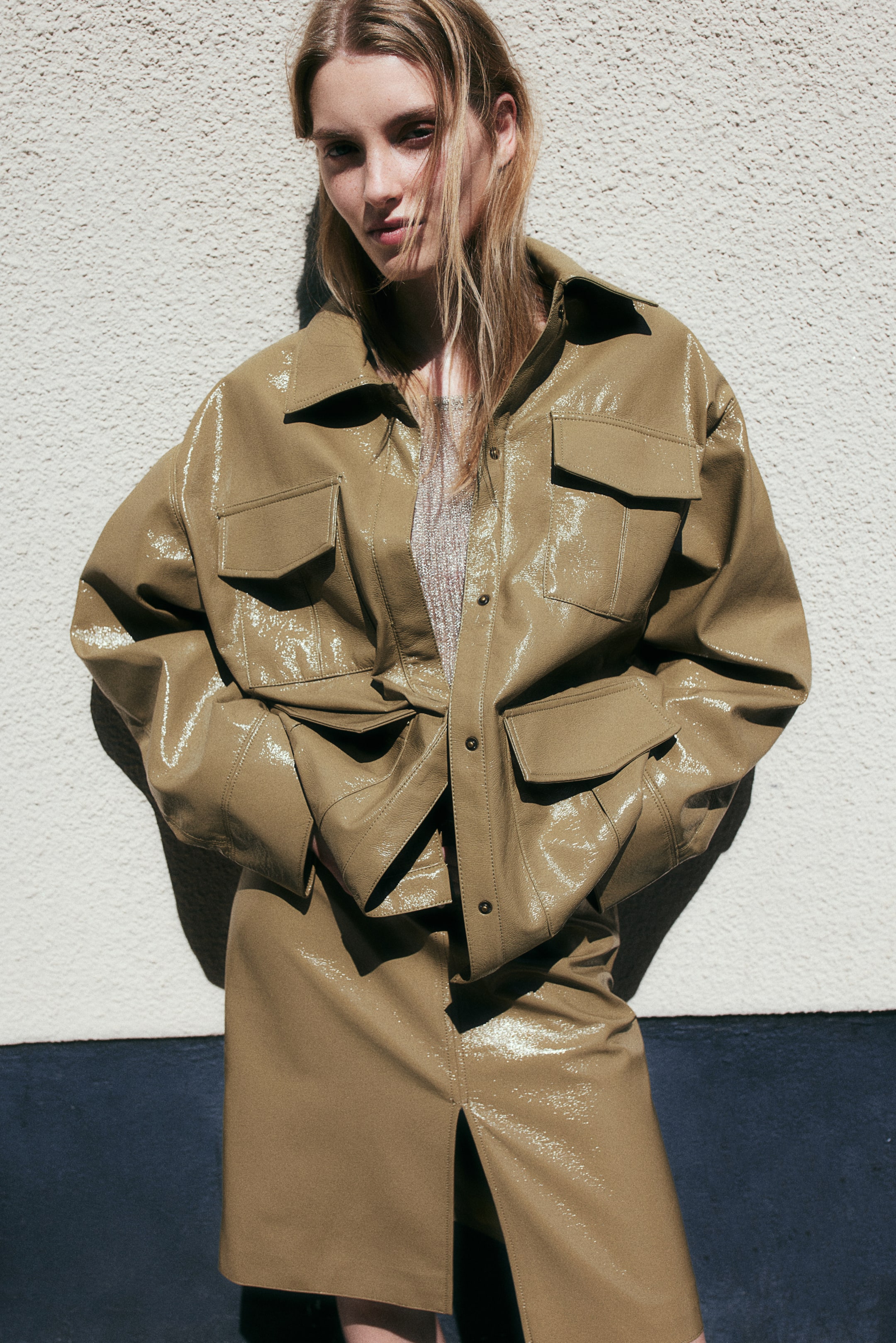 Coated Utility Jacket