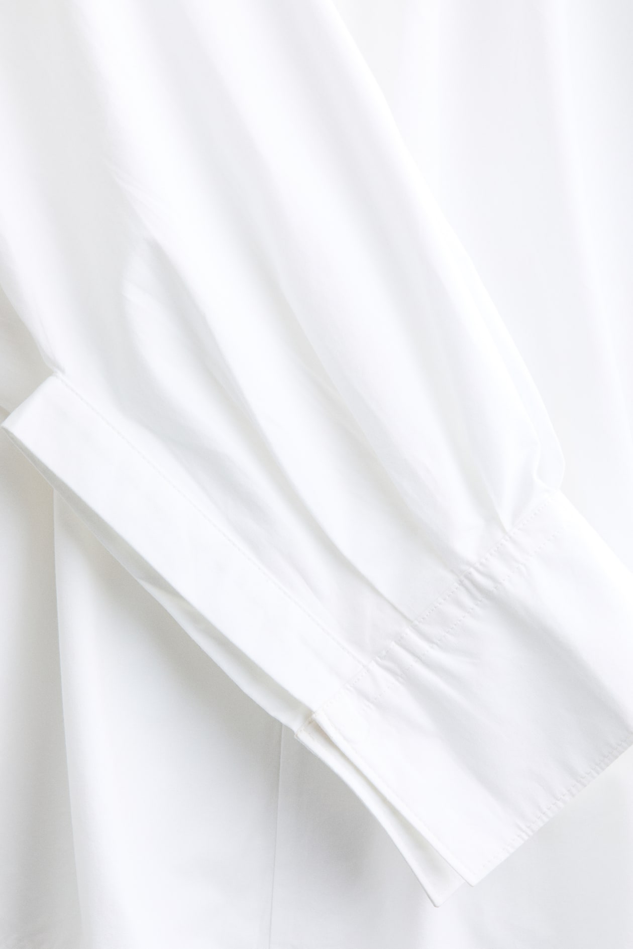 Gathered Poplin Blouse - image 4