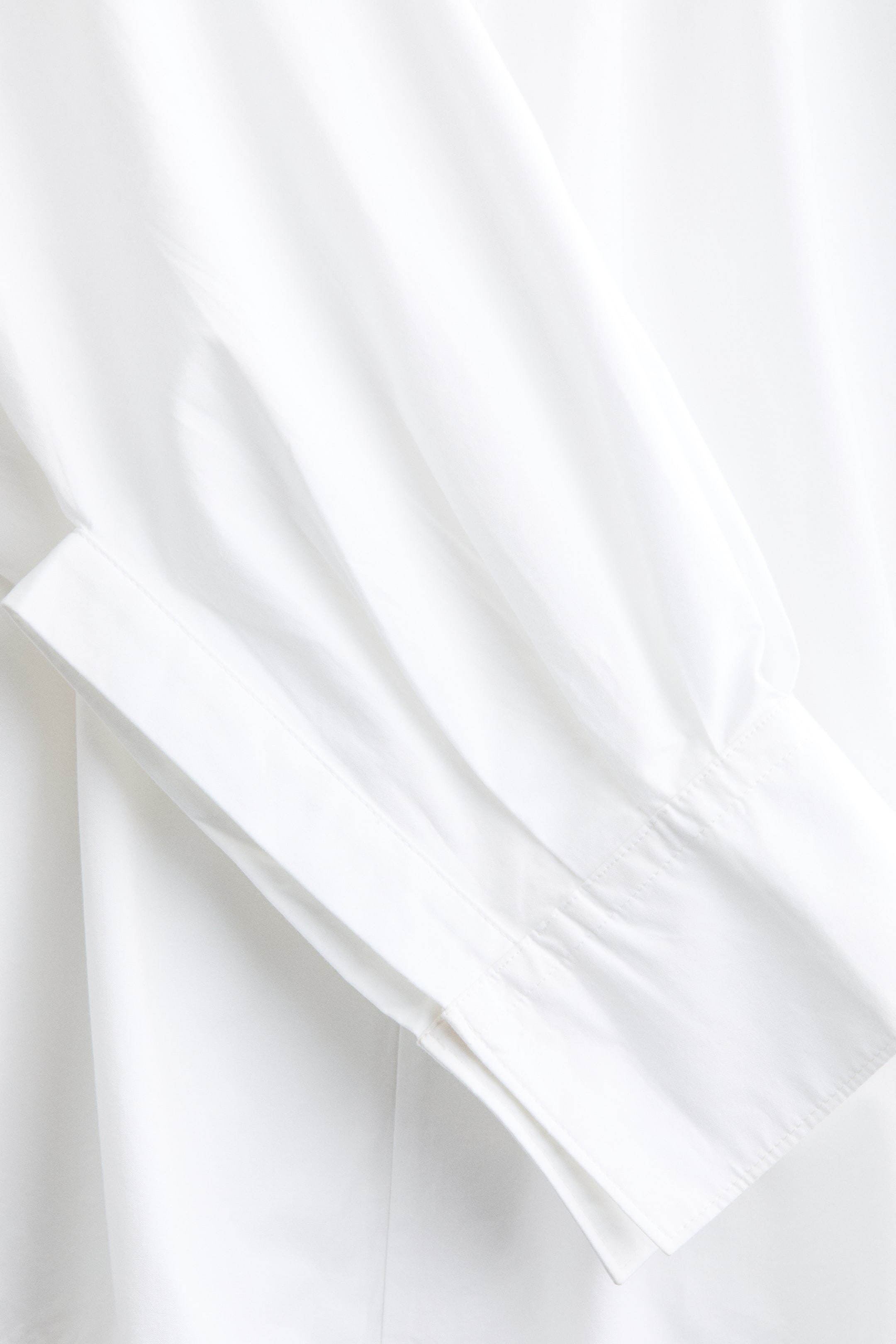 Gathered Poplin Blouse