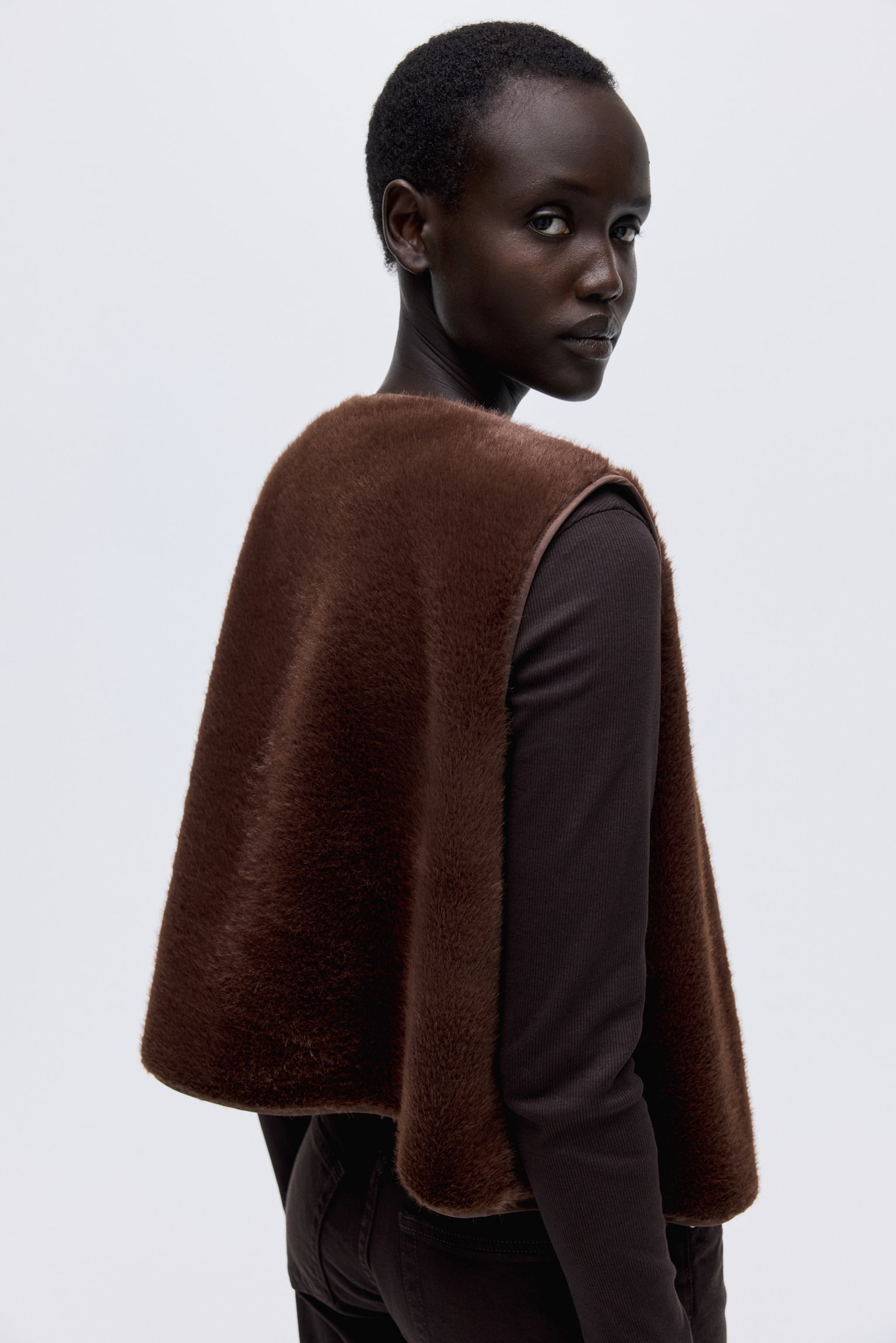 Chlpatá vesta - Hnedá - 6