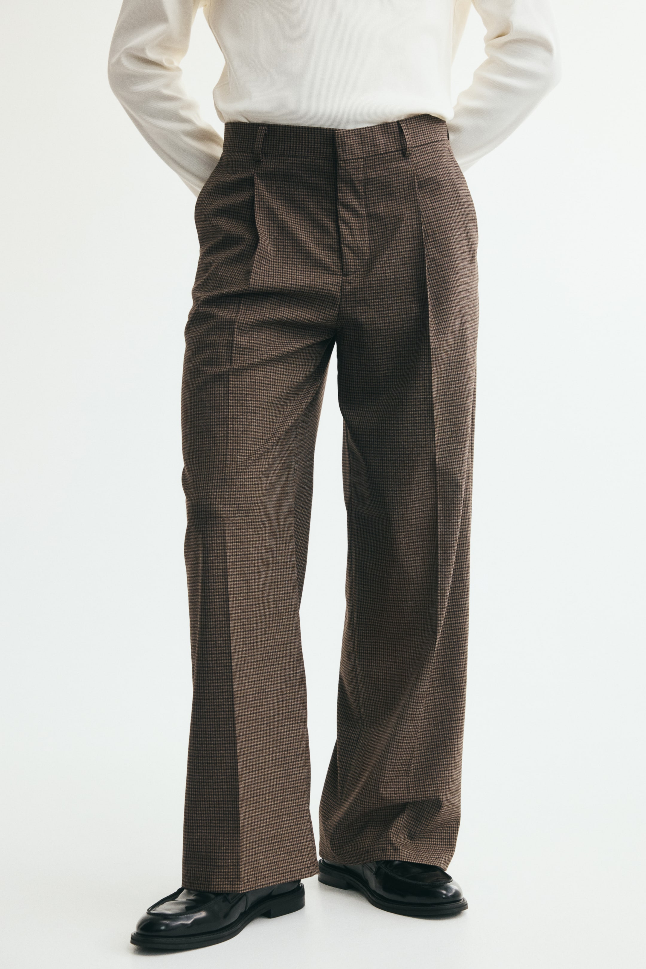 Loose-Fit Suit Pants