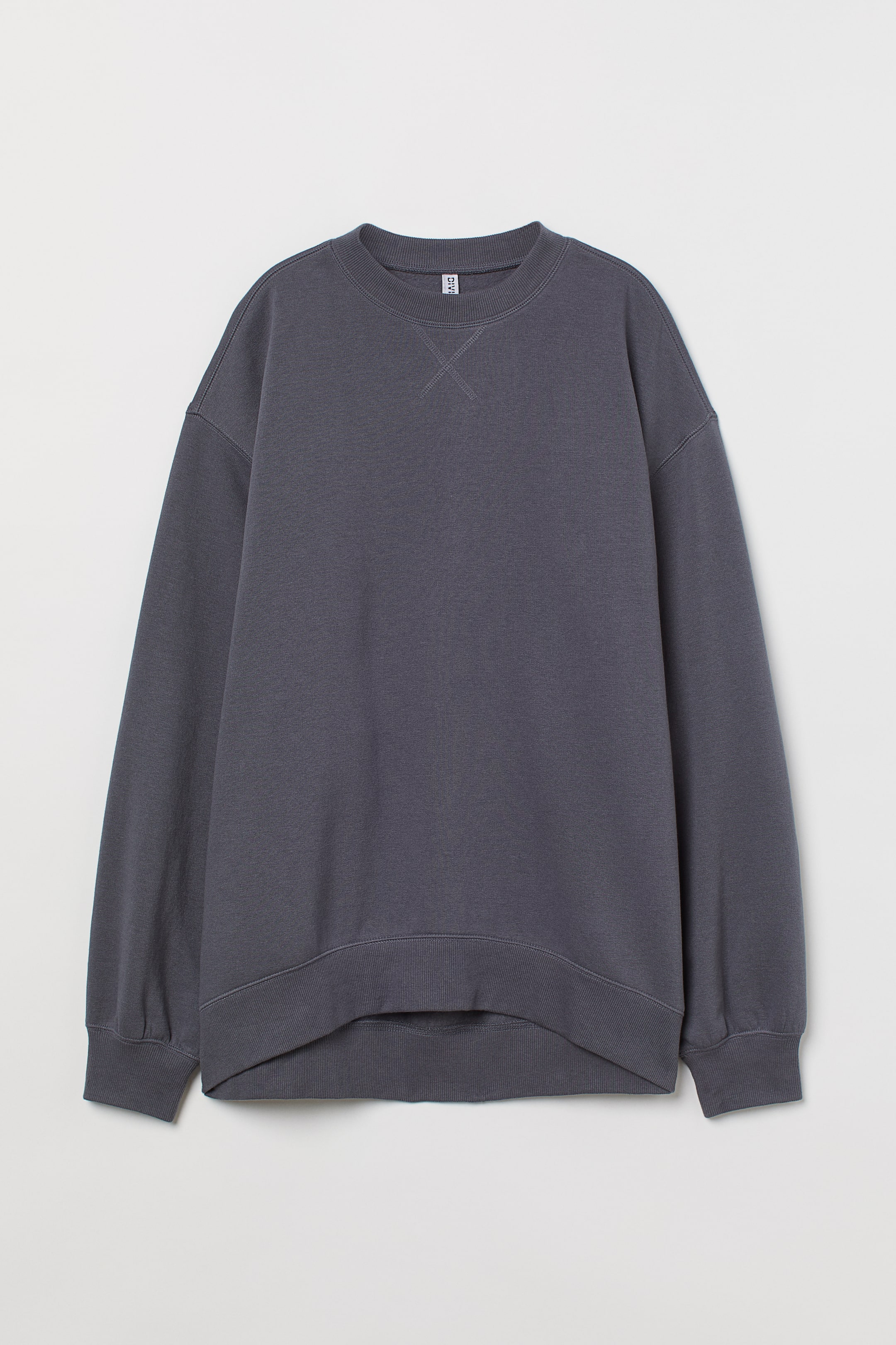 View larger image: Oversized sweatshirt - Dark grey - Ladies | H&M IN 1