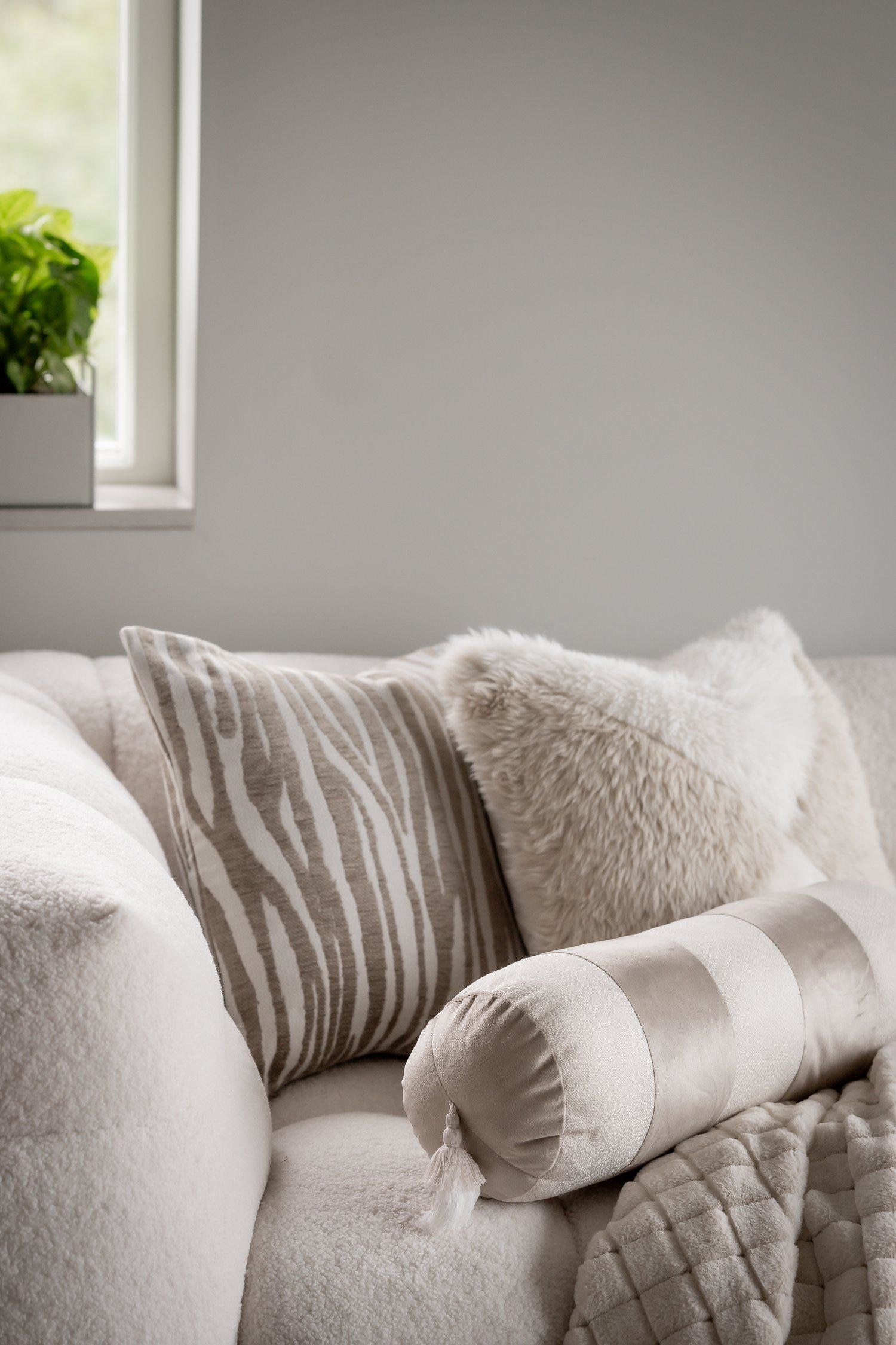 Coussin Ayla - Blanc Cassé