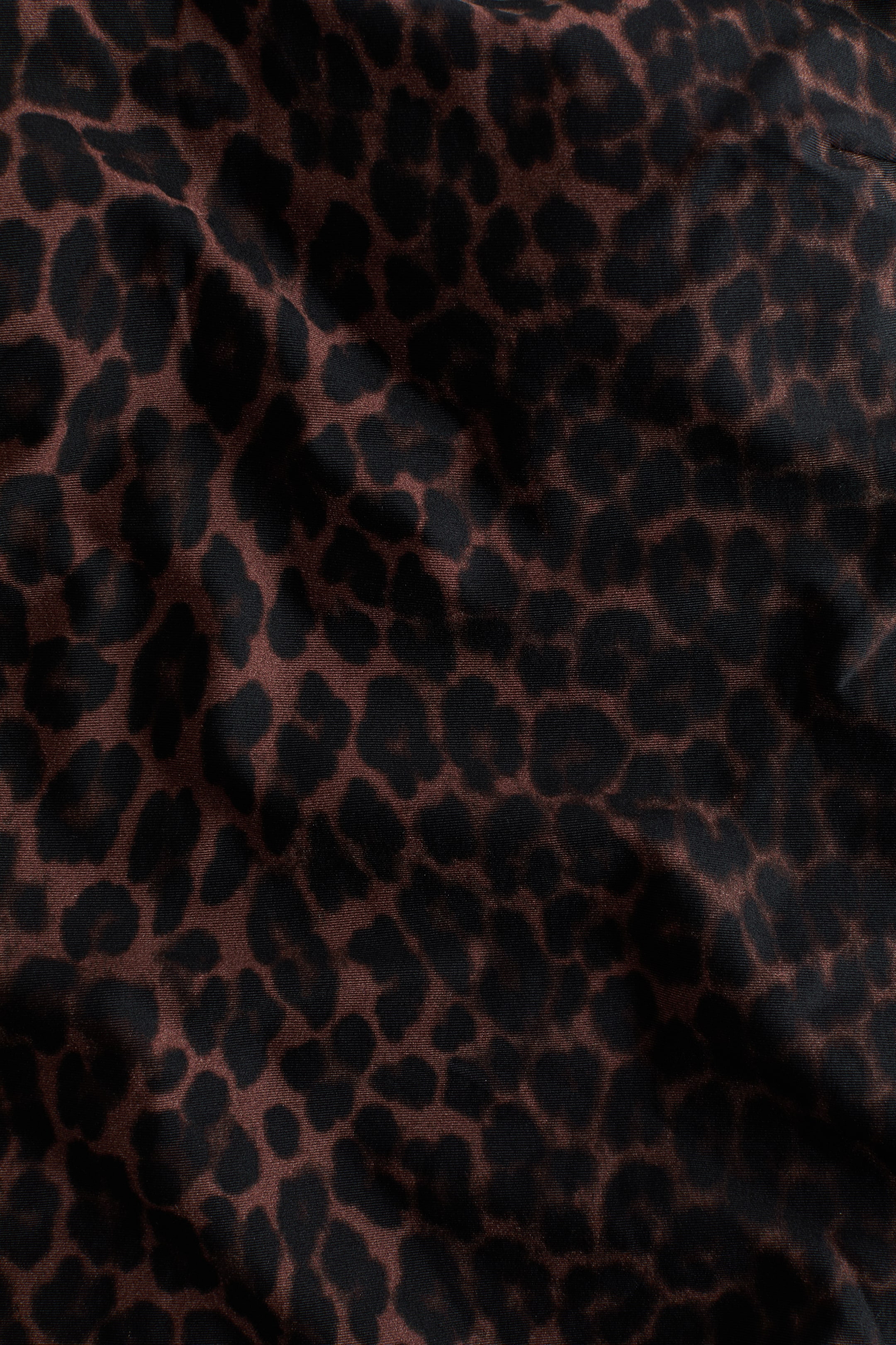 View larger image: Padded-cup High Leg swimsuit - Brown/Leopard print - Ladies | H&M IN 6